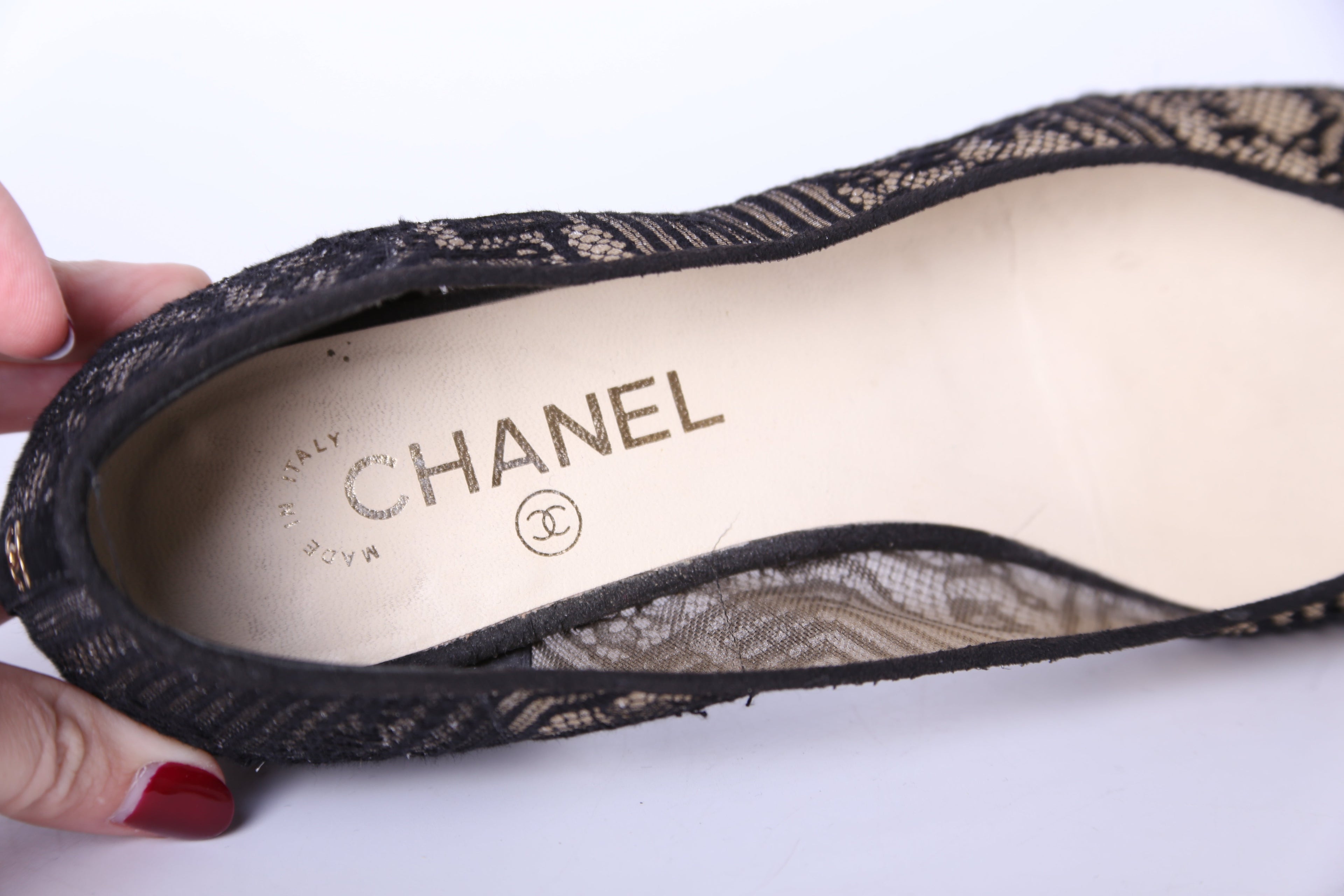 Lace Ballet Flats Size 39