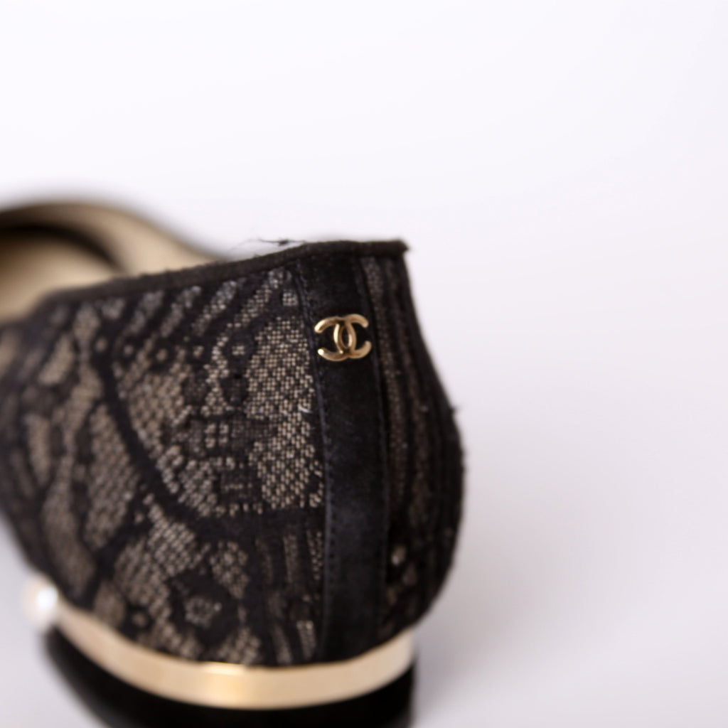 Lace Ballet Flats Size 39