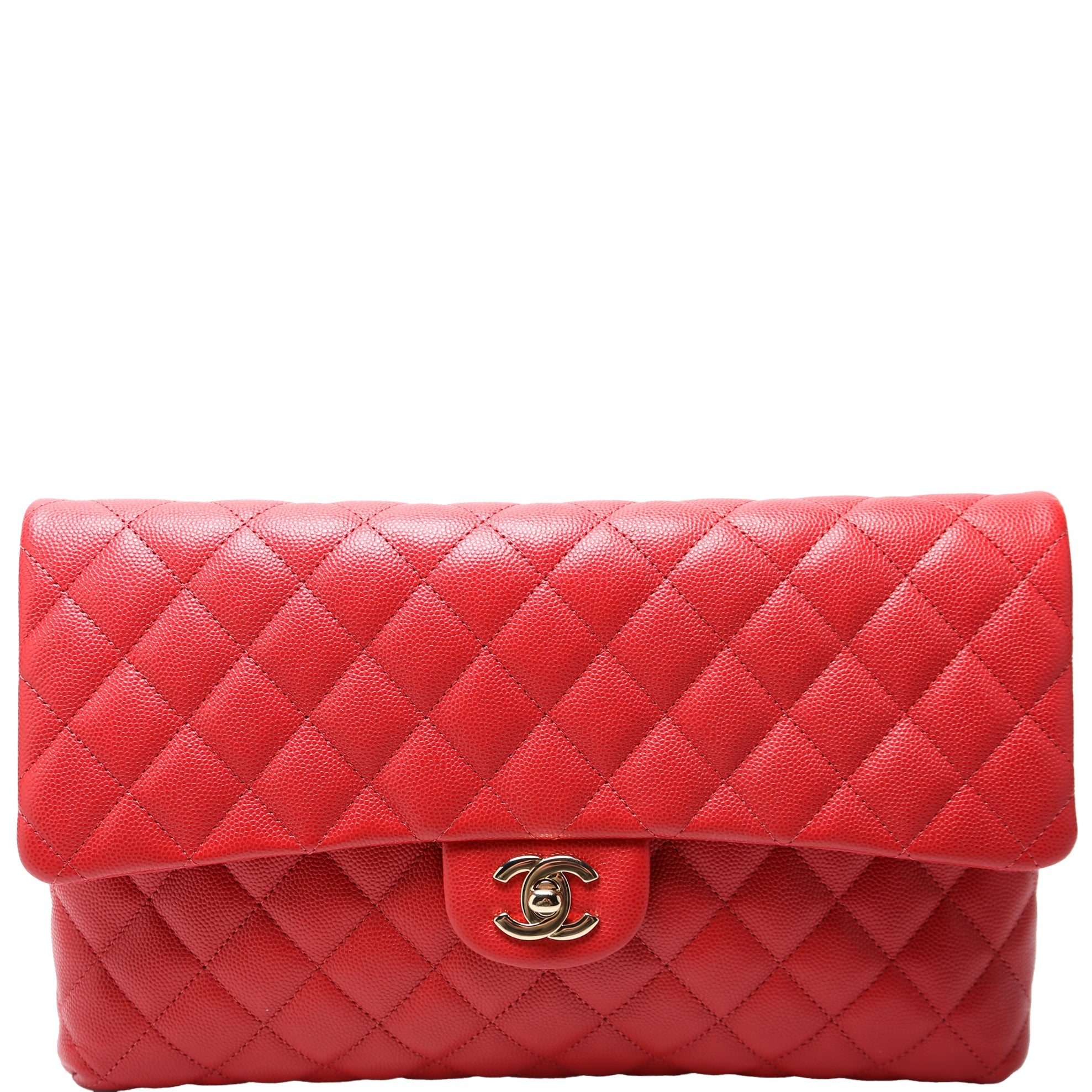 Classic Flap Clutch Caviar 28M