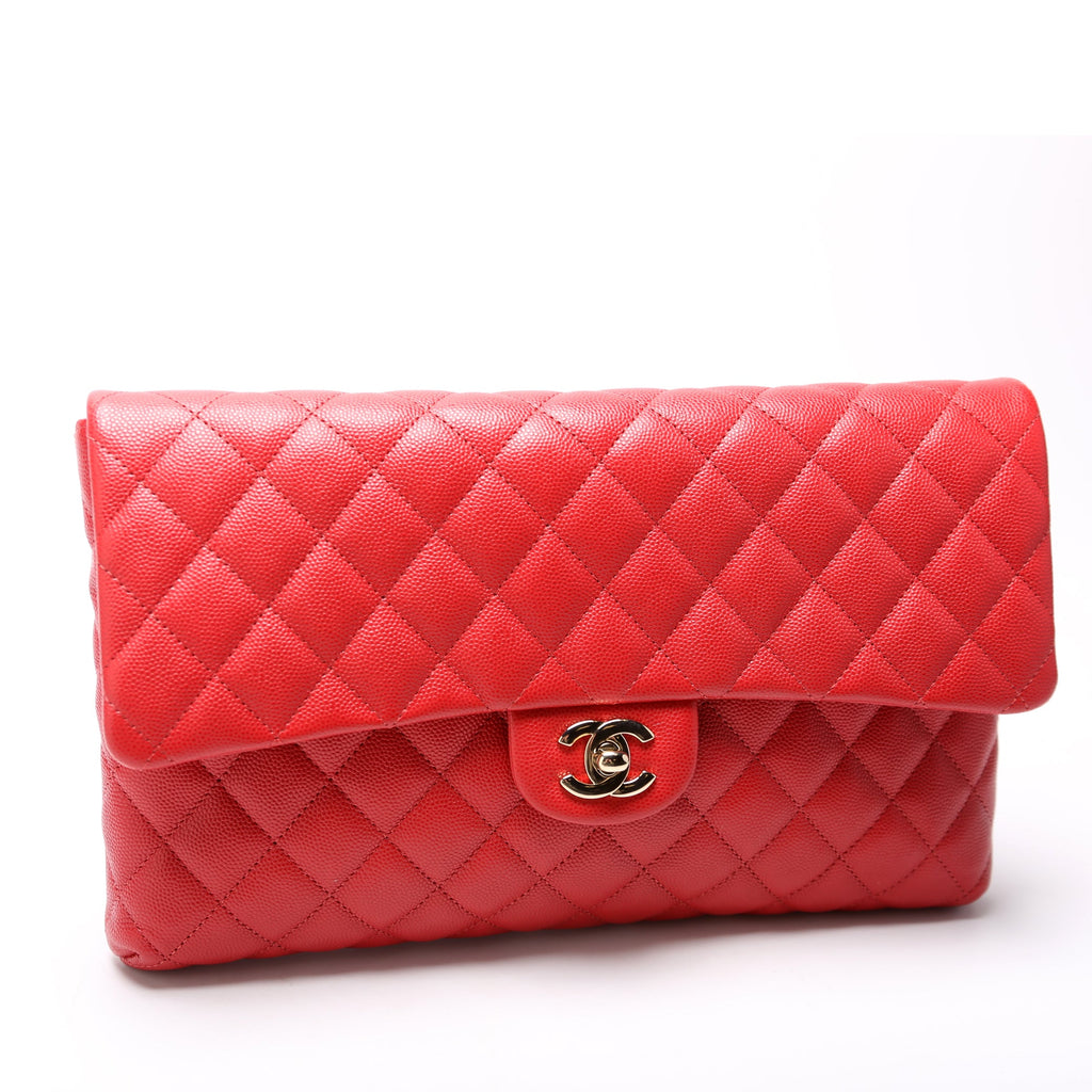 Classic Flap Clutch Caviar 28M