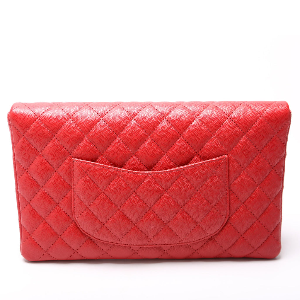 Classic Flap Clutch Caviar 28M