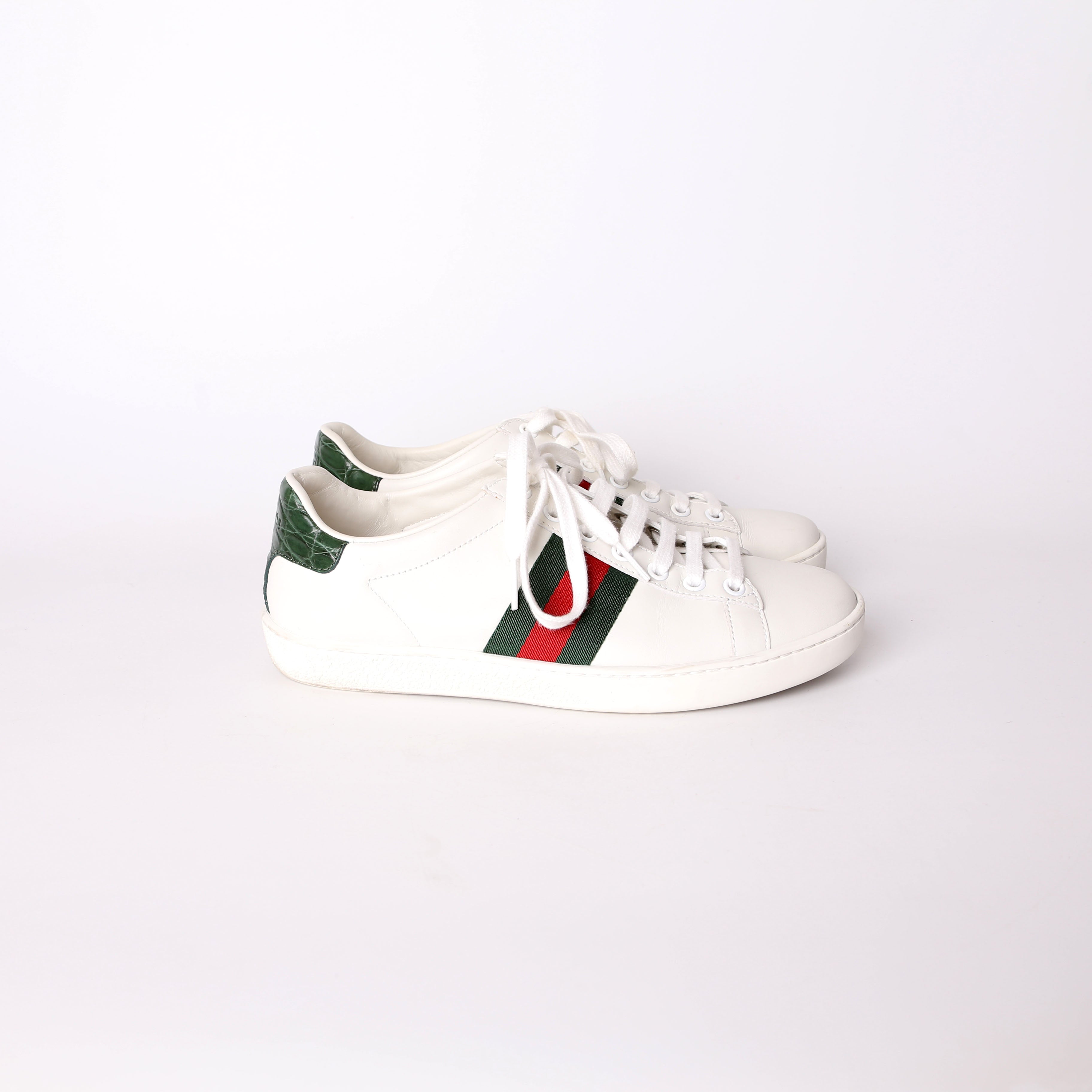 Gucci Ace Web Sneakers Size 37