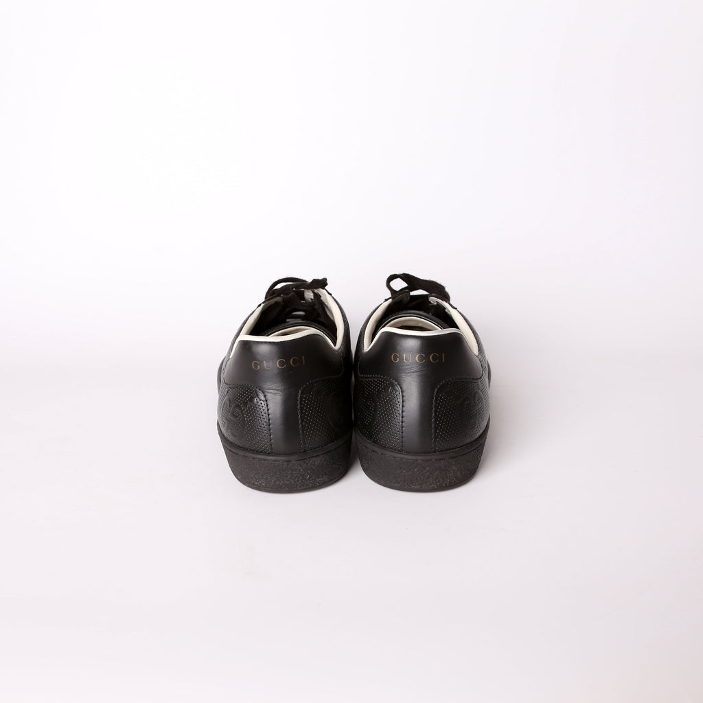Gucci GG Tennis Embossed Sneakers Size 42