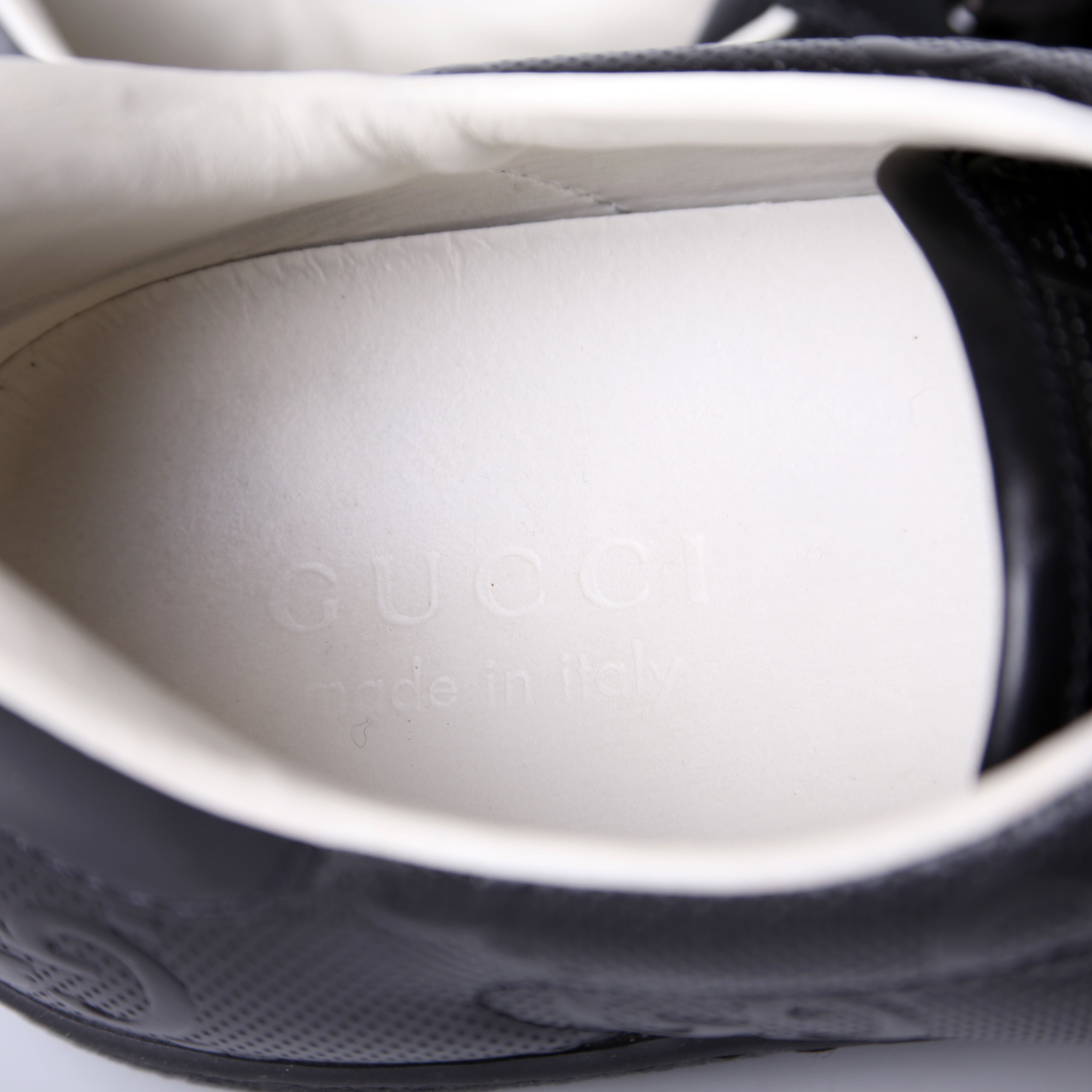 Gucci GG Tennis Embossed Sneakers Size 42