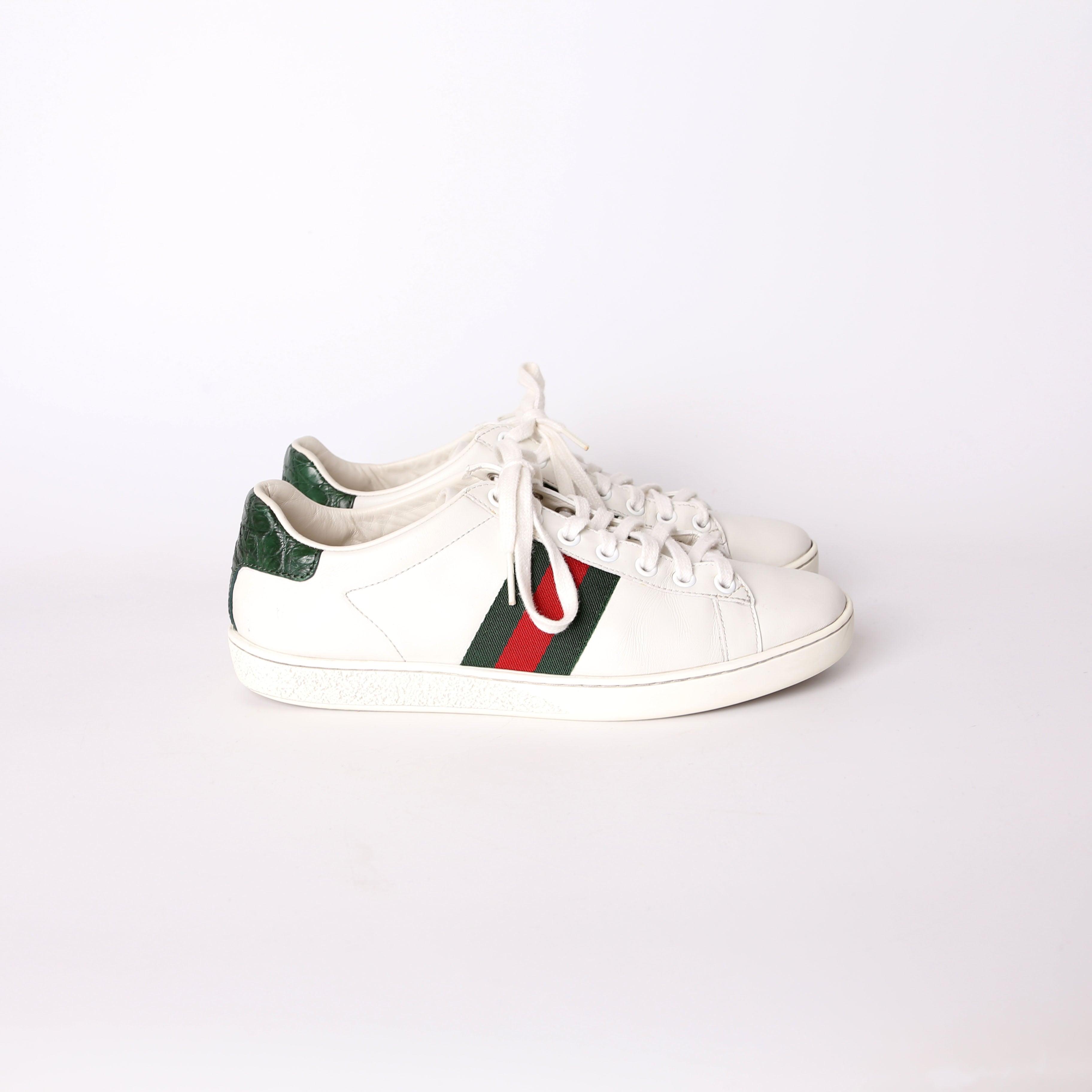 Gucci Ace Web Sneakers Size 36.5