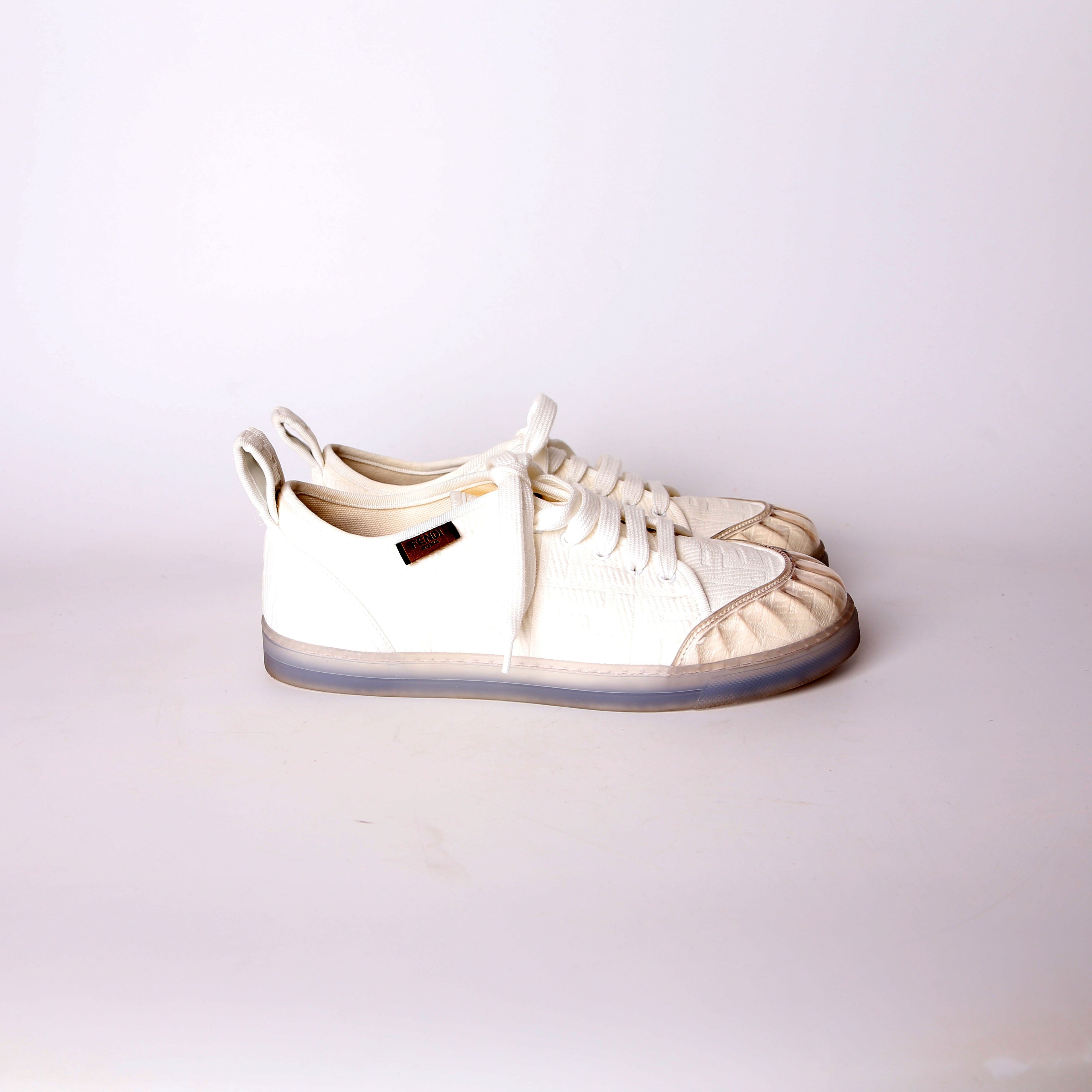 Fendi FF Promenade Low-Top Sneakers Size 39