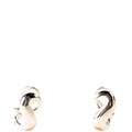 Infinity Omega Back Earrings 925