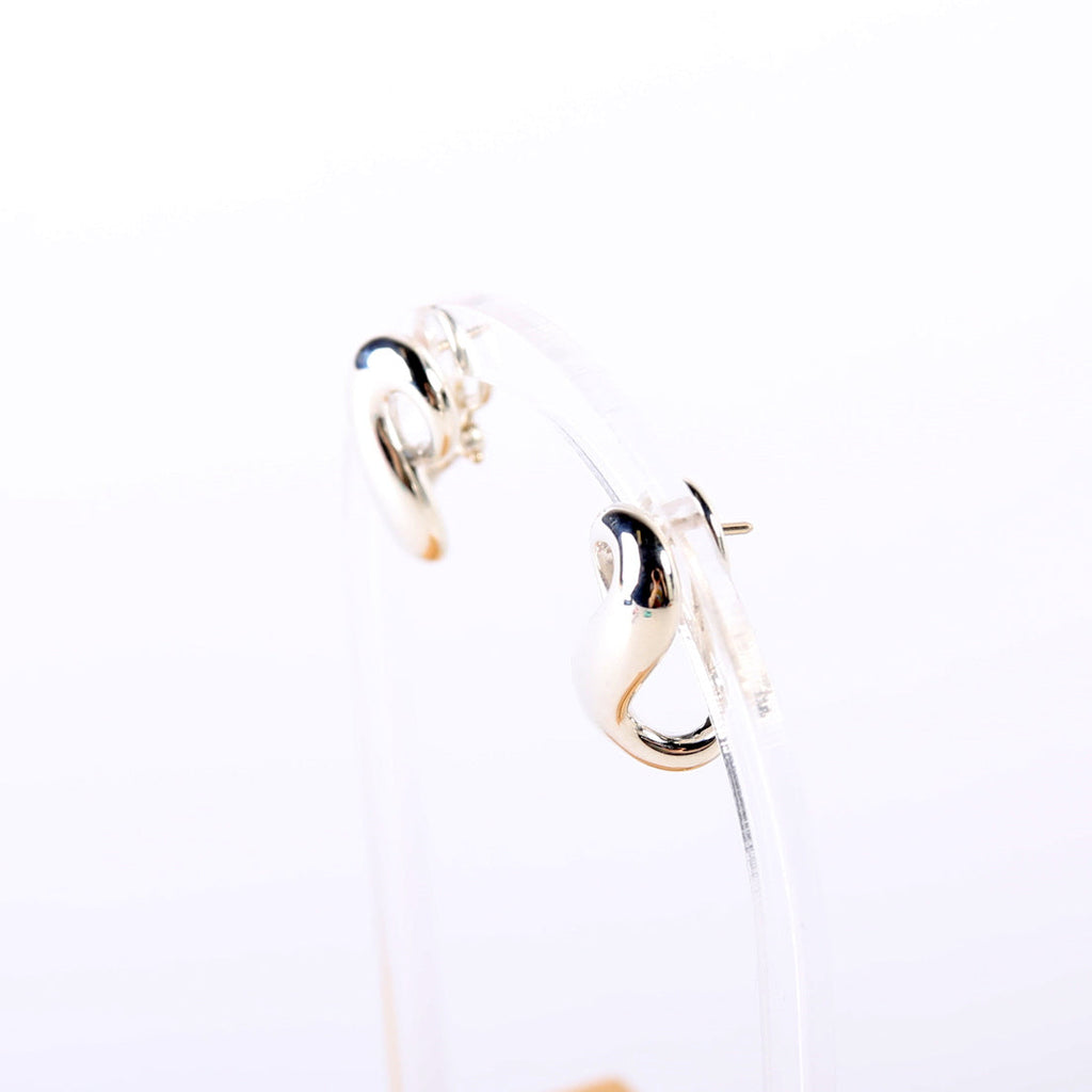 Infinity Omega Back Earrings 925