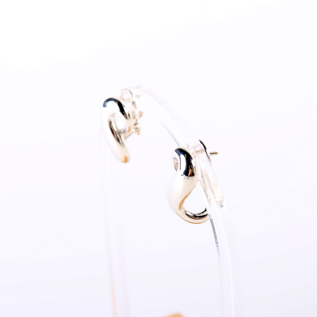 Infinity Omega Back Earrings 925