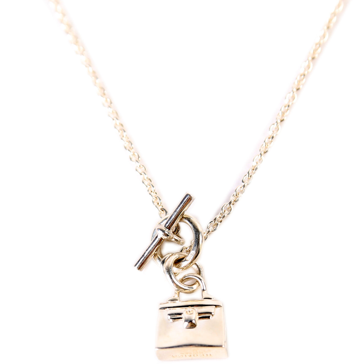 Hermes Amulettes Kelly Pendant Necklace 925
