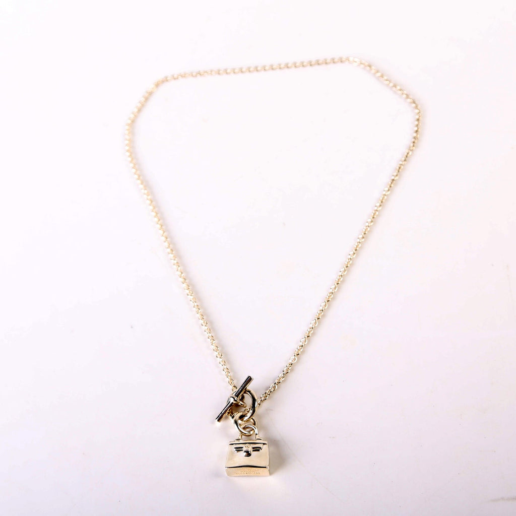 Hermes Amulettes Kelly Pendant Necklace 925