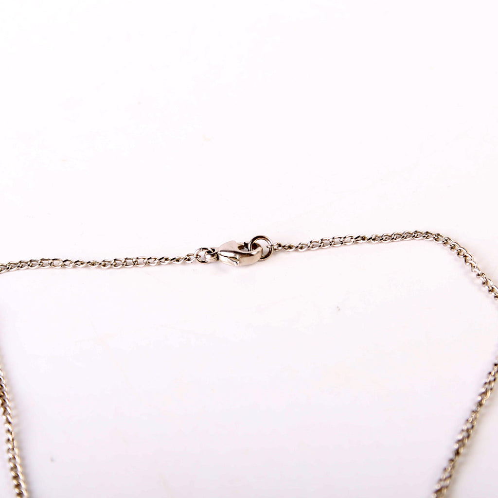 Enamel CC Lady Bug Pendant Necklace
