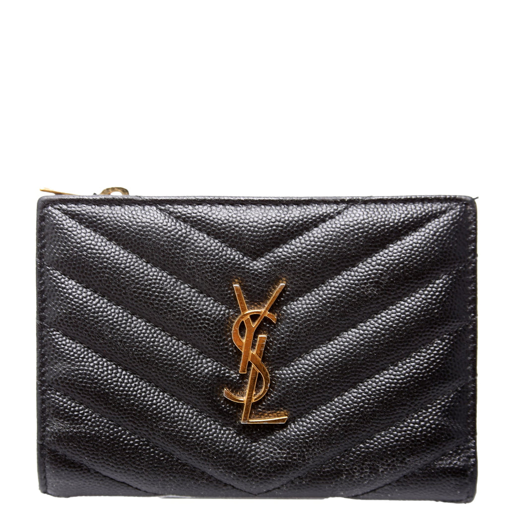 575974 Cassandre Fragments Zipped Bi-Fold Wallet