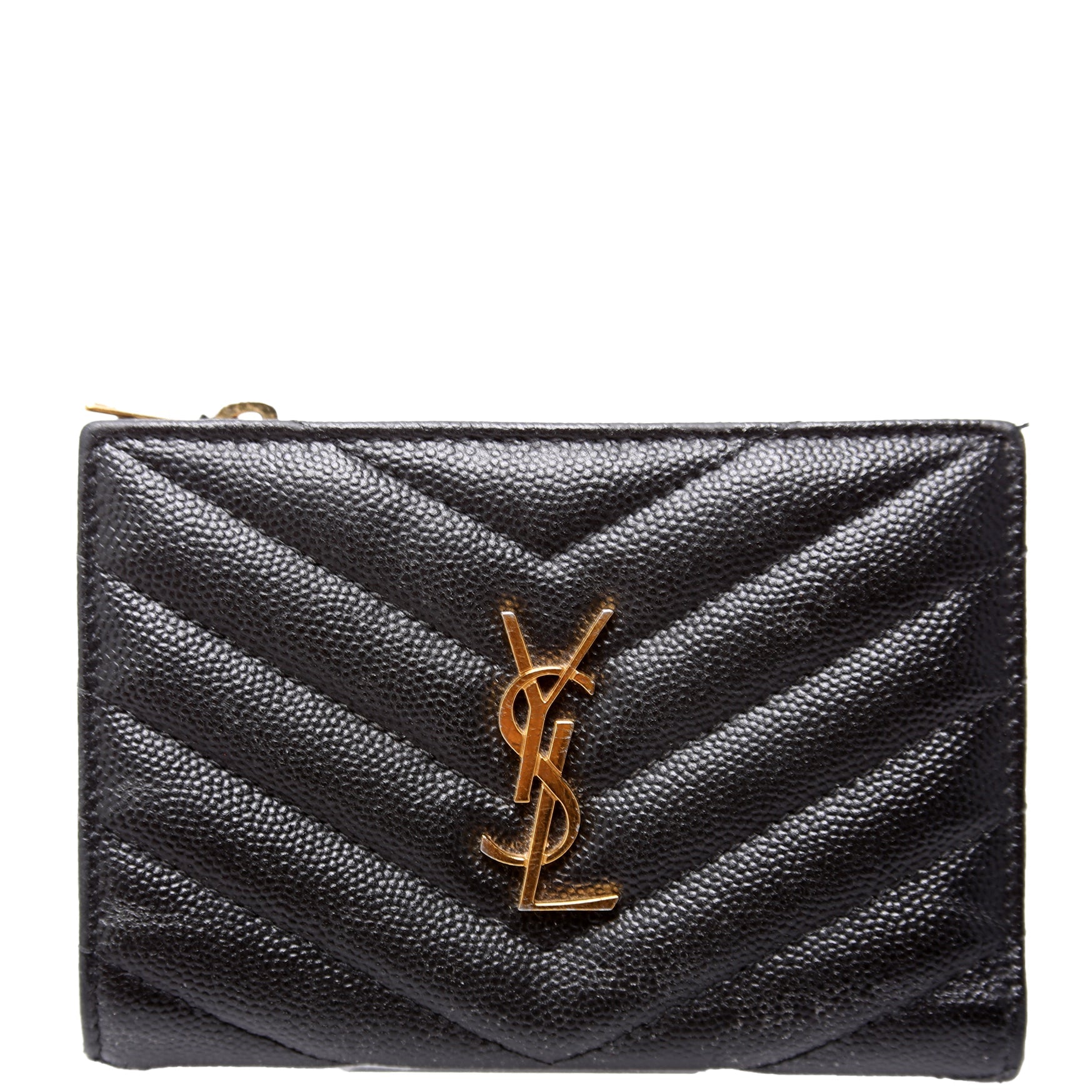 575974 Cassandre Fragments Zipped Bi-Fold Wallet