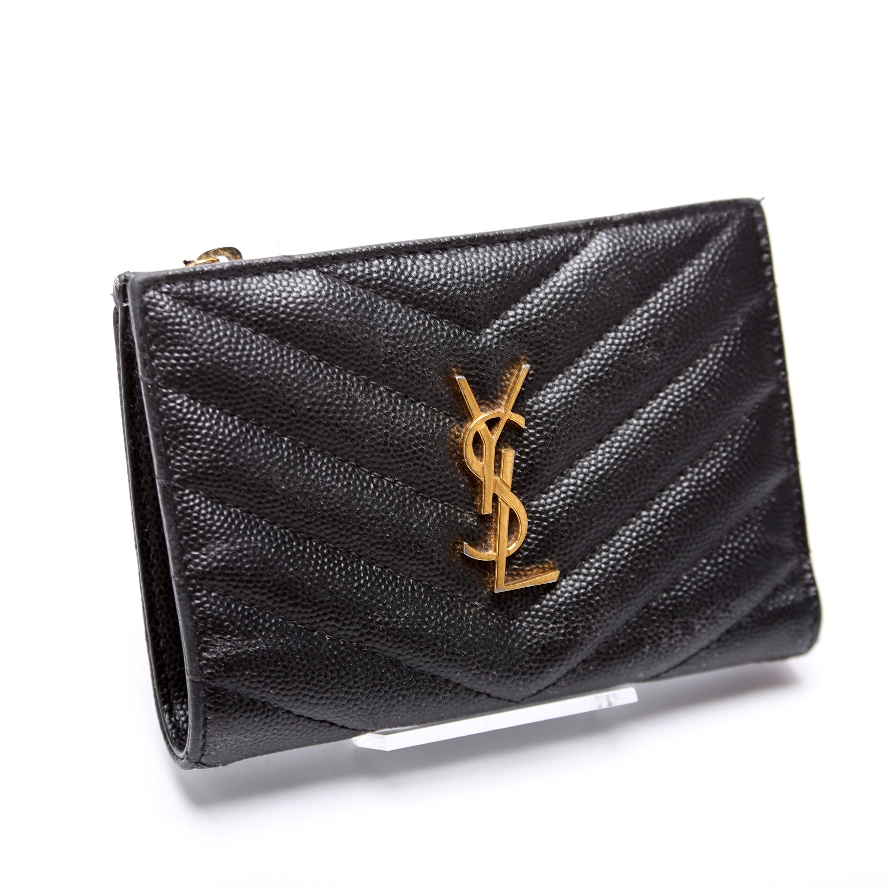 575974 Cassandre Fragments Zipped Bi-Fold Wallet