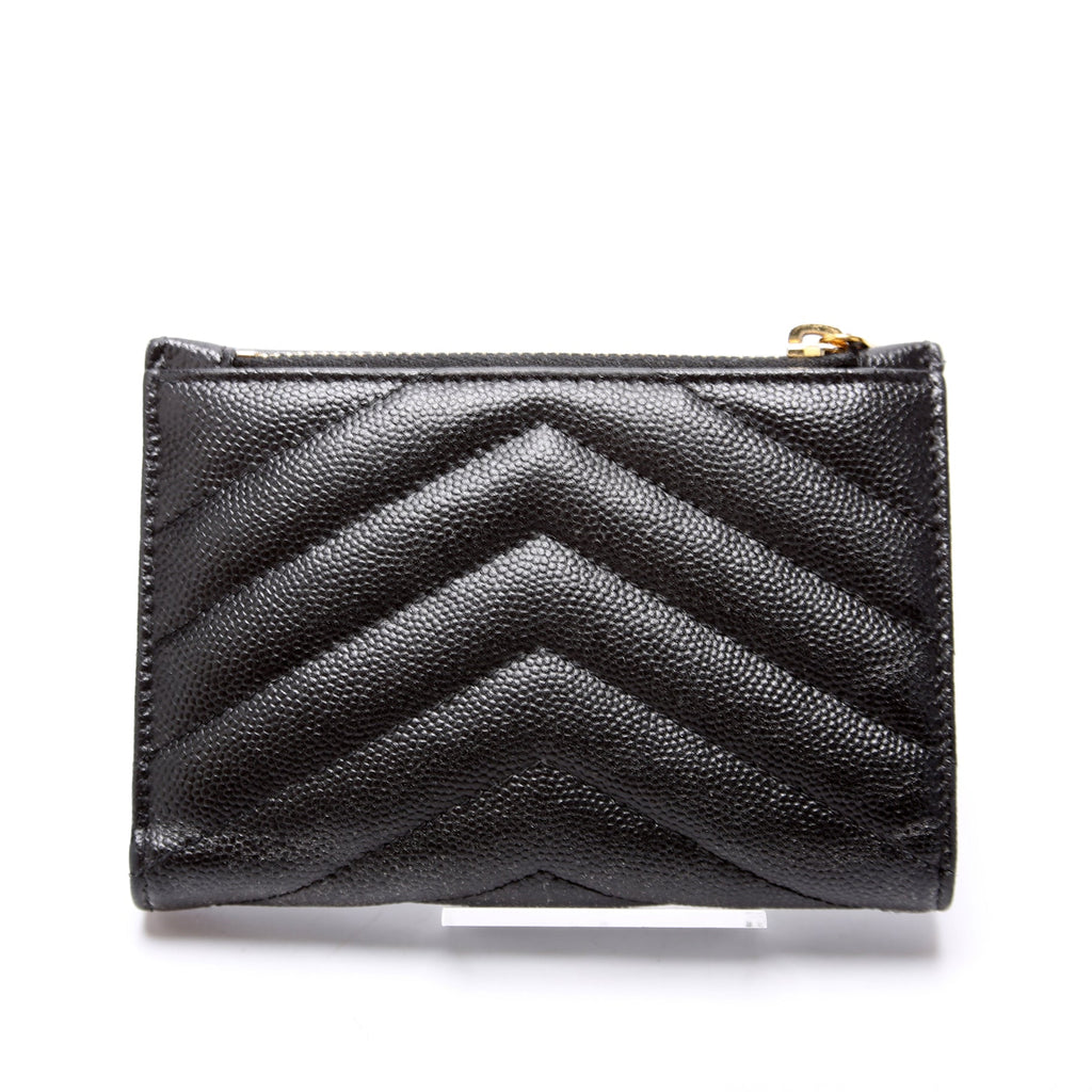575974 Cassandre Fragments Zipped Bi-Fold Wallet