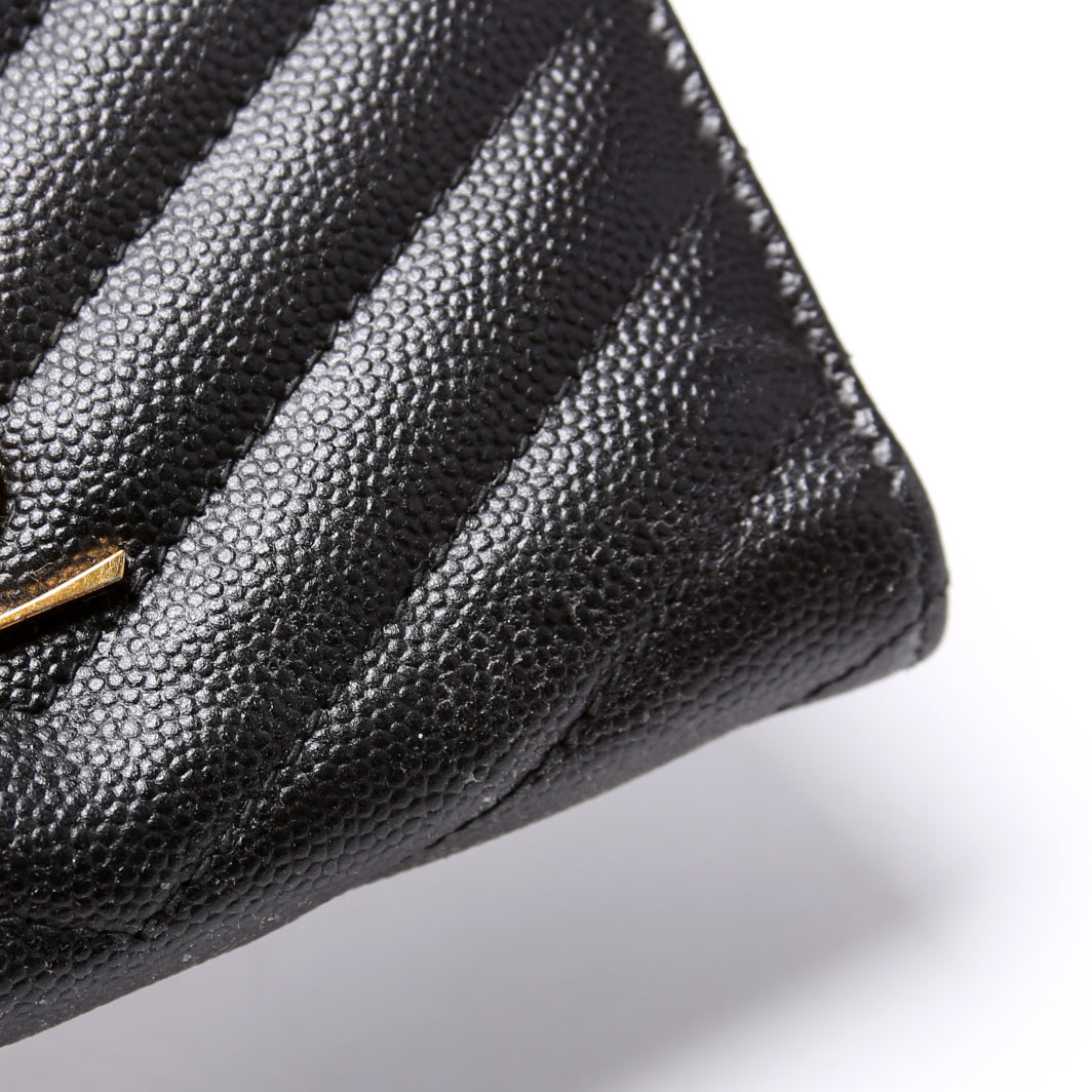 575974 Cassandre Fragments Zipped Bi-Fold Wallet