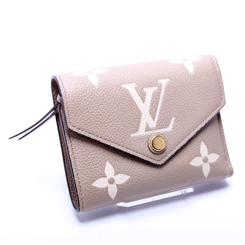 Victorine Wallet Bicolor Empreinte