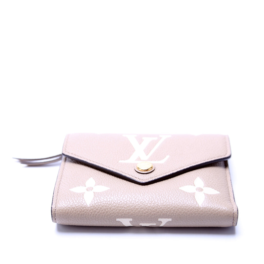 Victorine Wallet Bicolor Empreinte