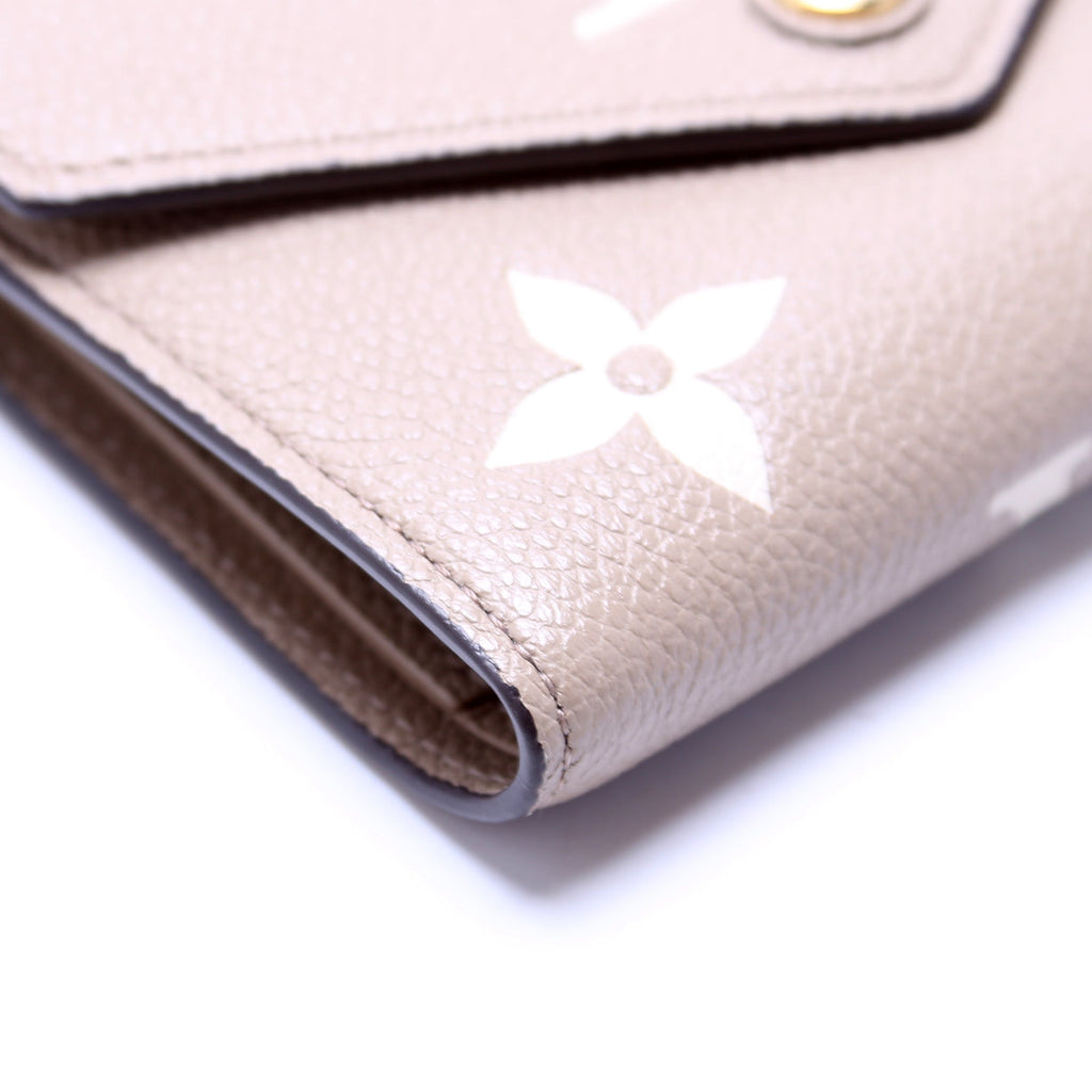 Victorine Wallet Bicolor Empreinte