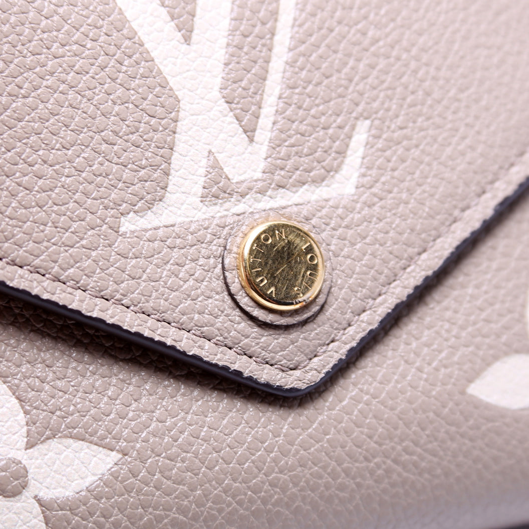 Victorine Wallet Bicolor Empreinte
