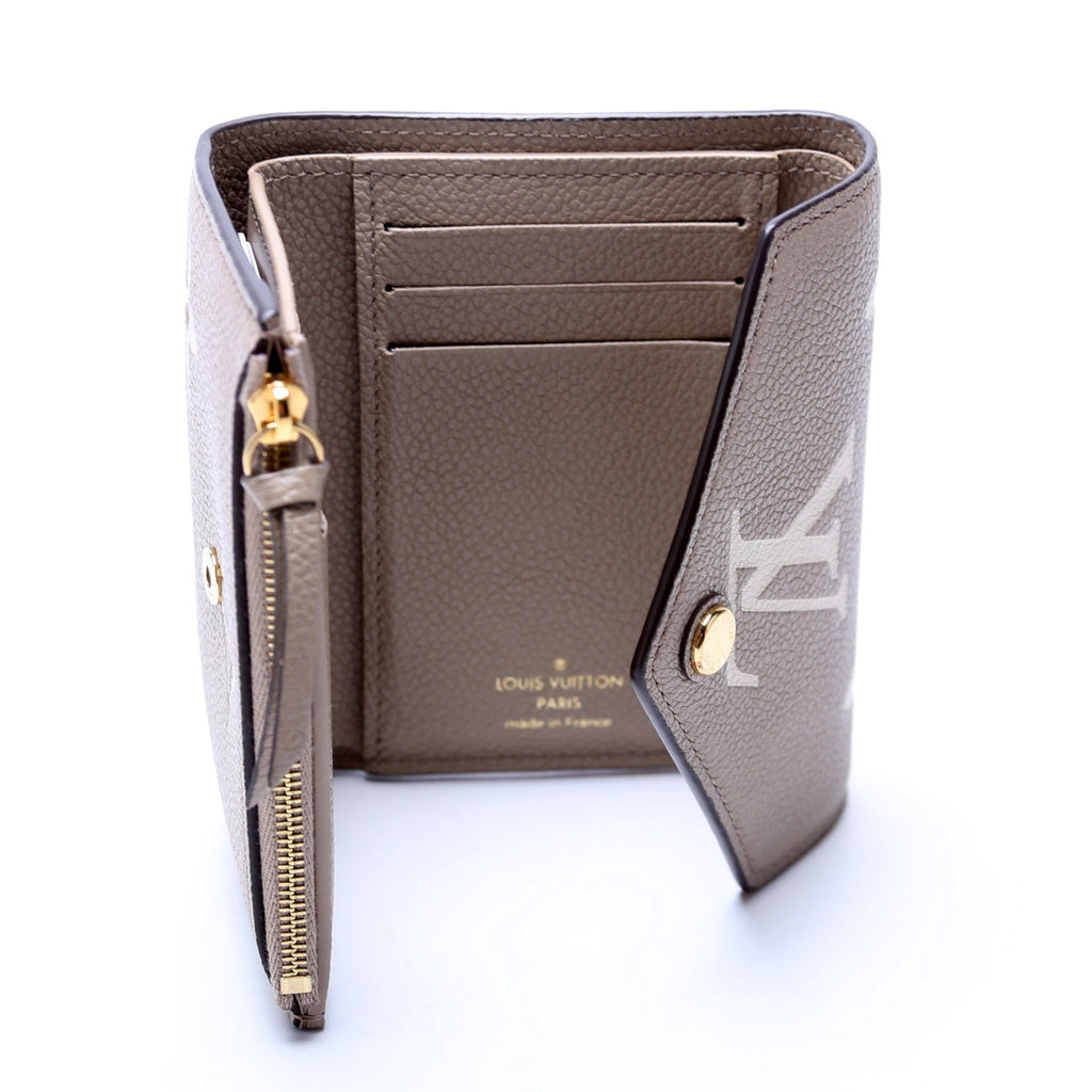Victorine Wallet Bicolor Empreinte