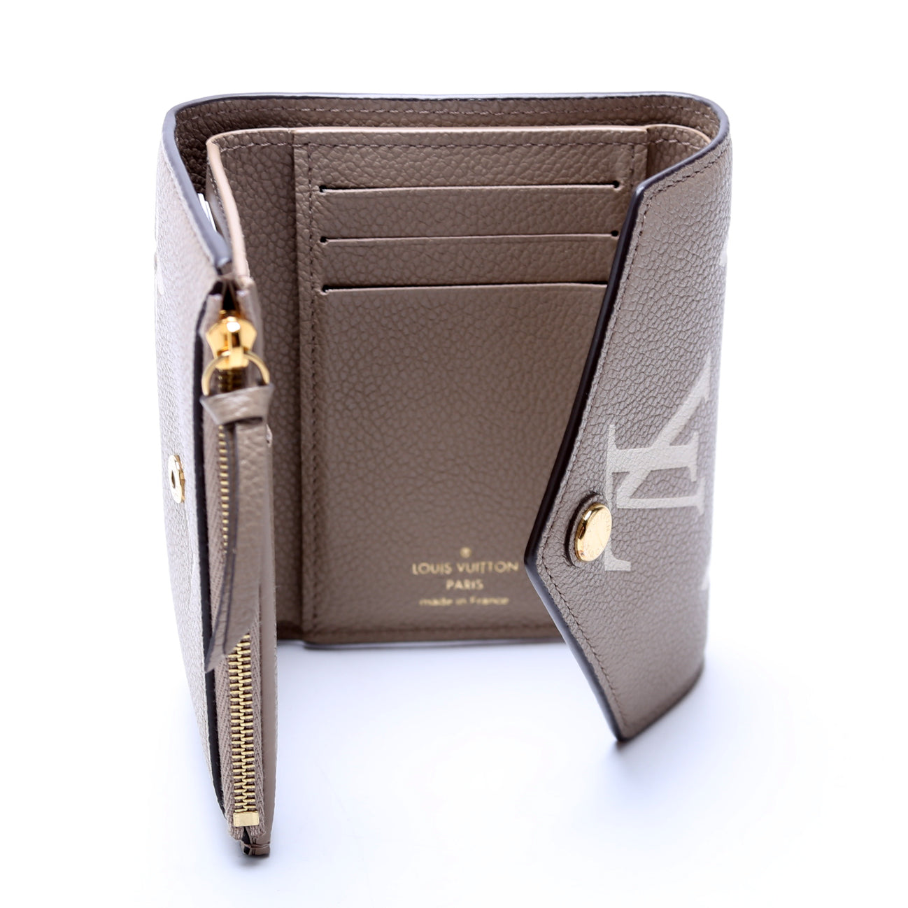 Victorine Wallet Bicolor Empreinte
