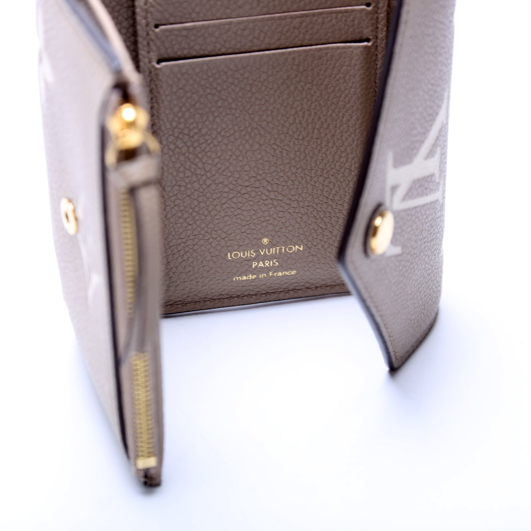 Victorine Wallet Bicolor Empreinte