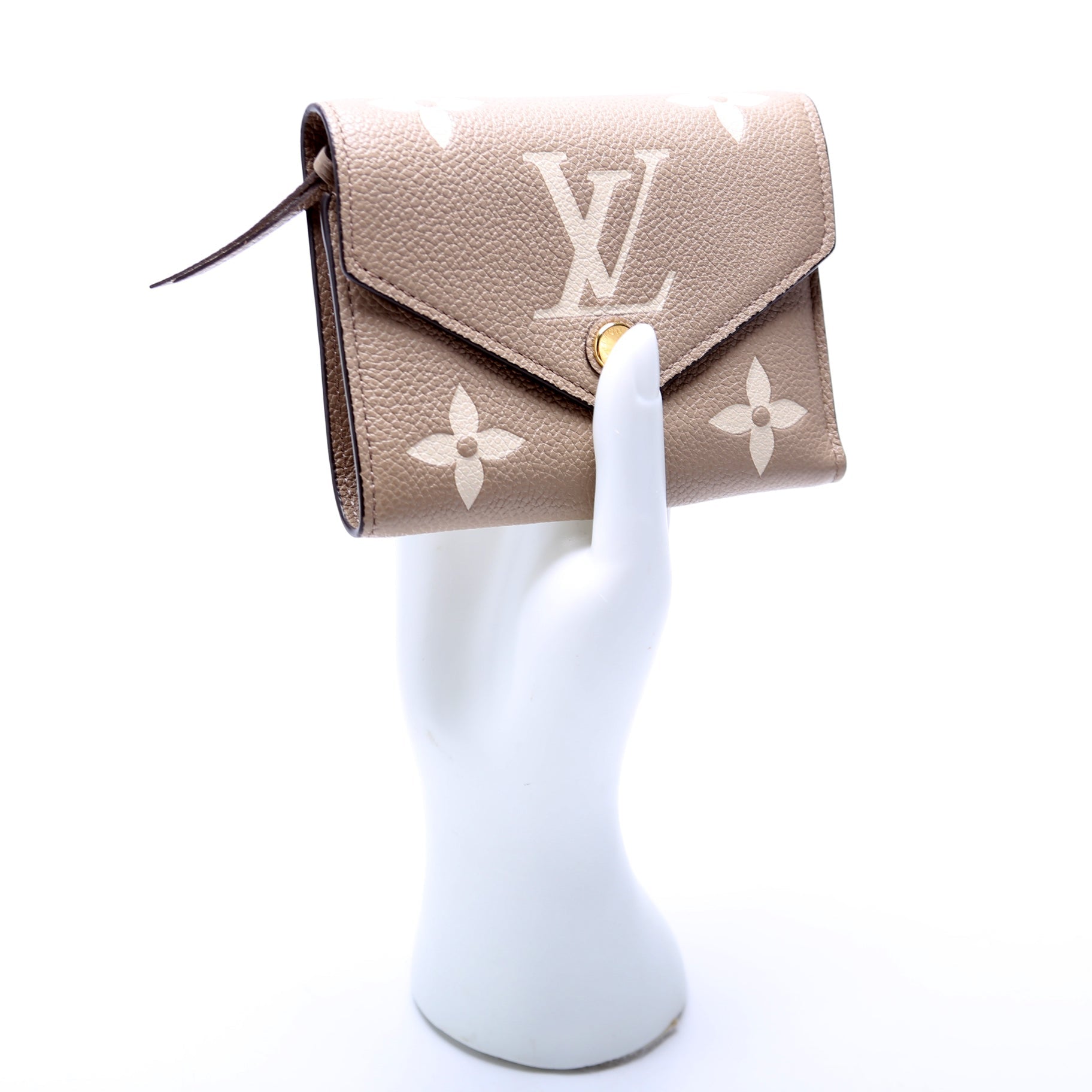 Victorine Wallet Bicolor Empreinte