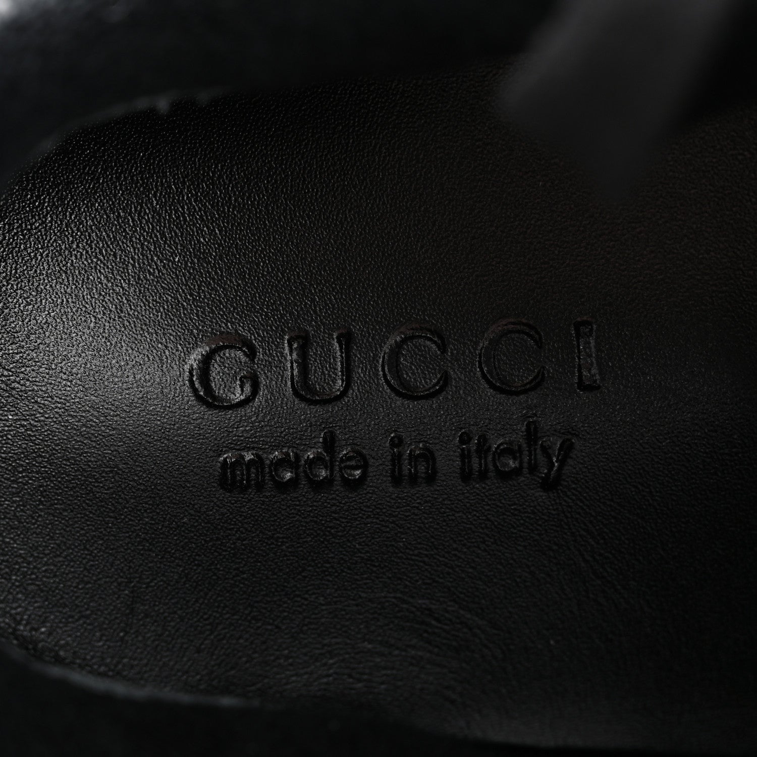 Gucci Calfskin Nylon GG Monogram Calfskin Web Mens Screener Sneakers 8.5 Black