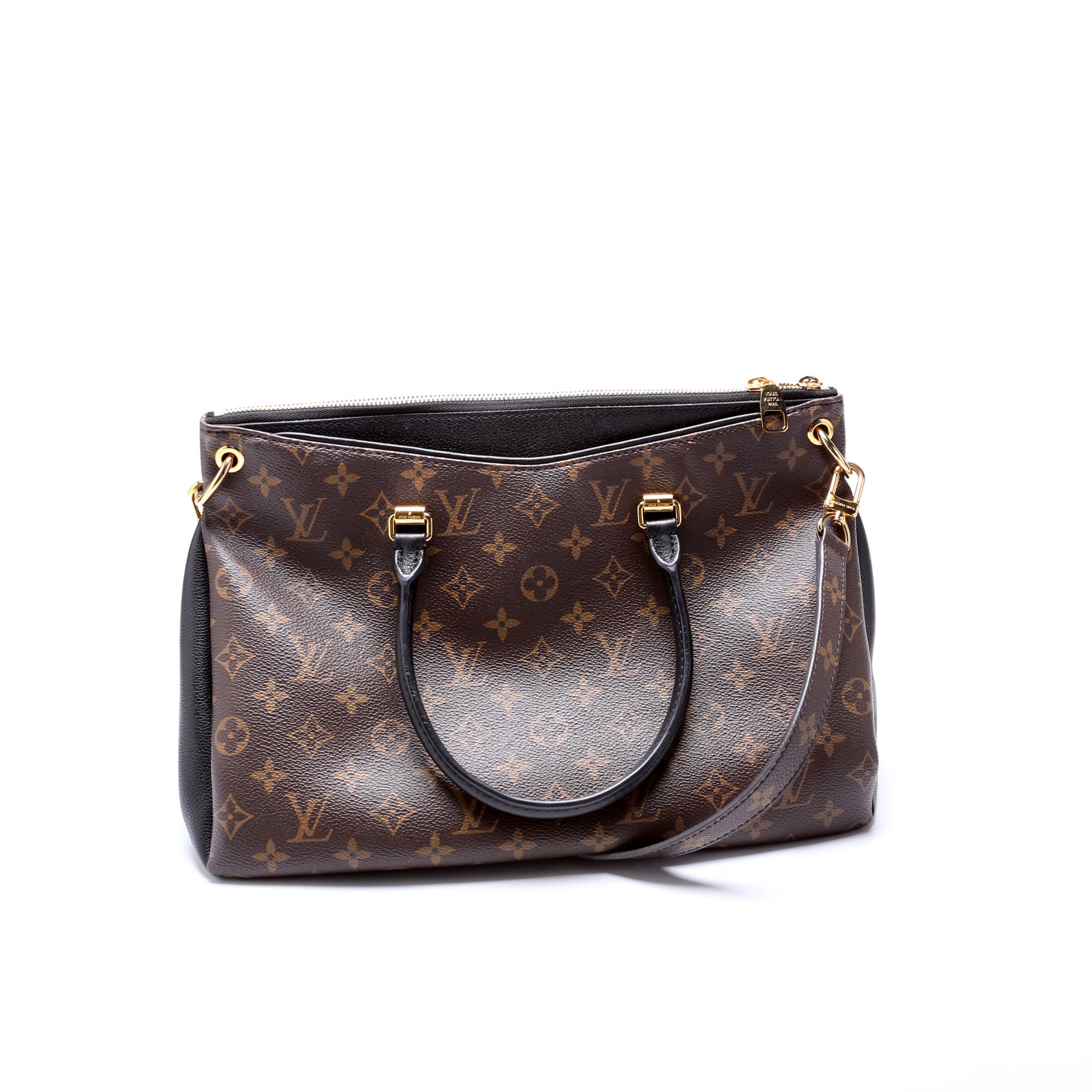 Pallas Tote Monogram Leather Side