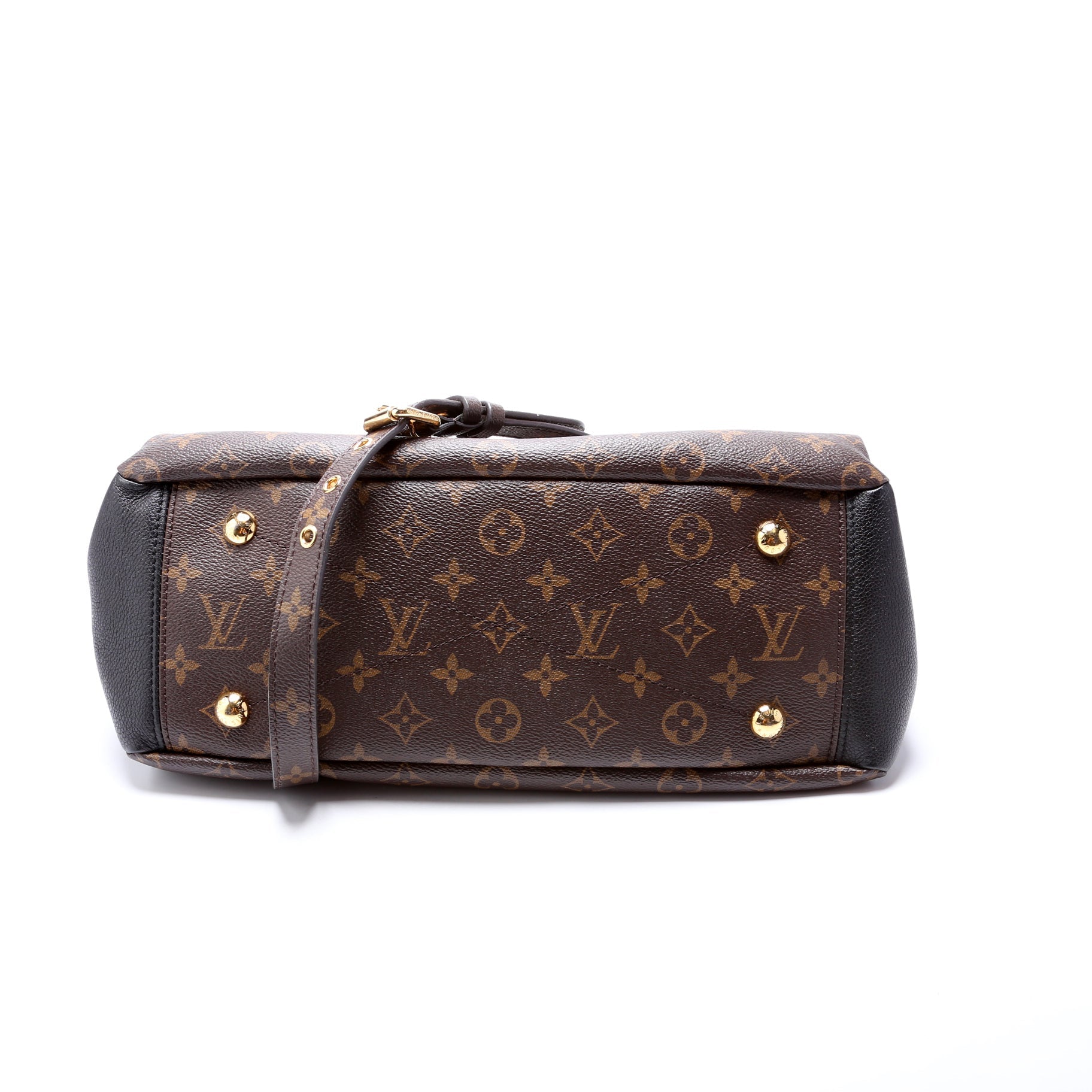 Pallas Tote Monogram Leather Side