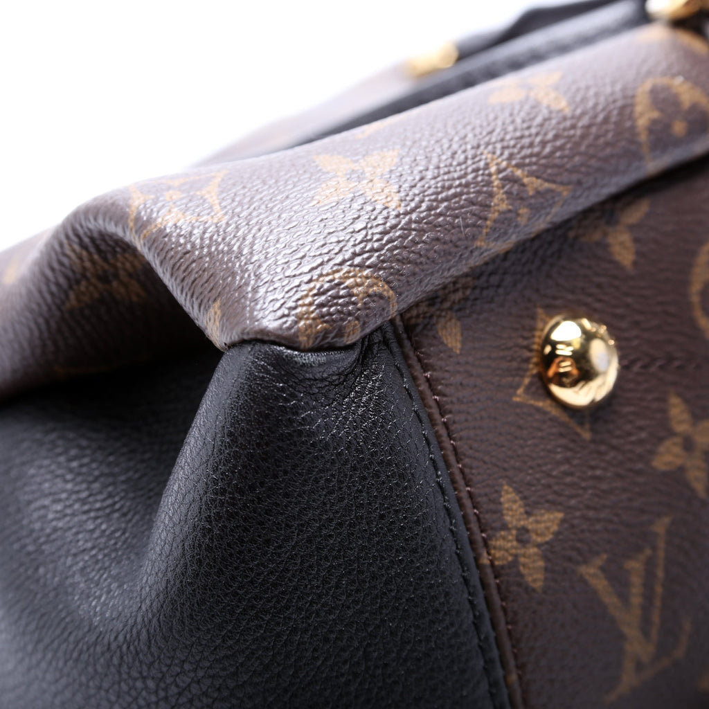 Pallas Tote Monogram Leather Side