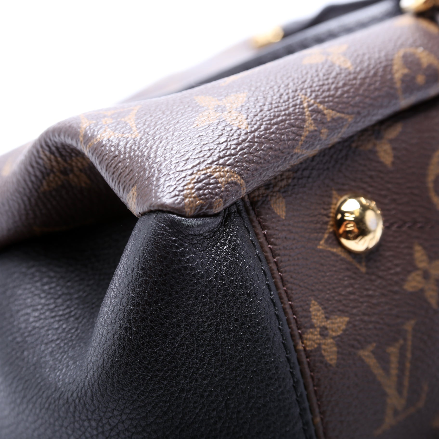 Pallas Tote Monogram Leather Side