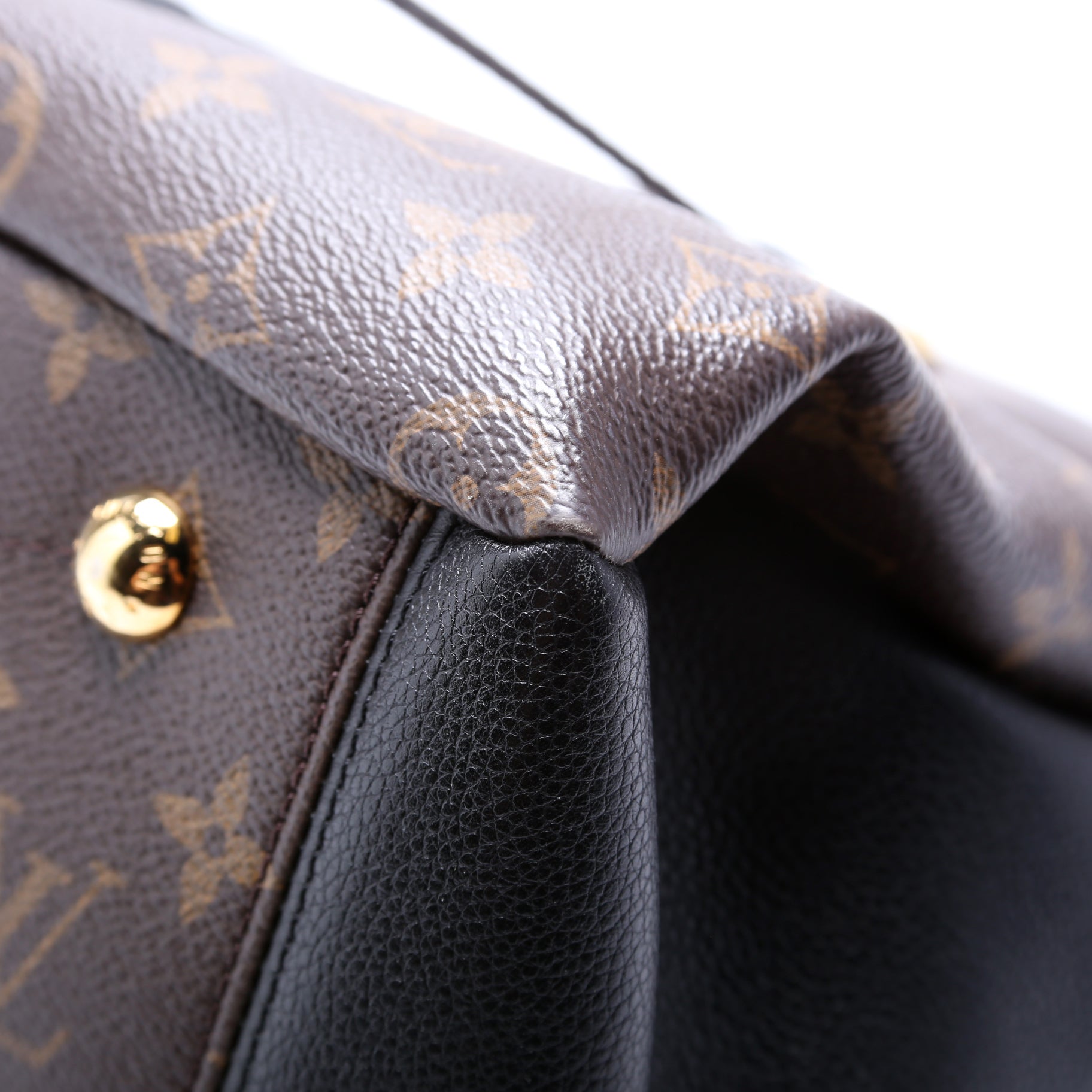 Pallas Tote Monogram Leather Side
