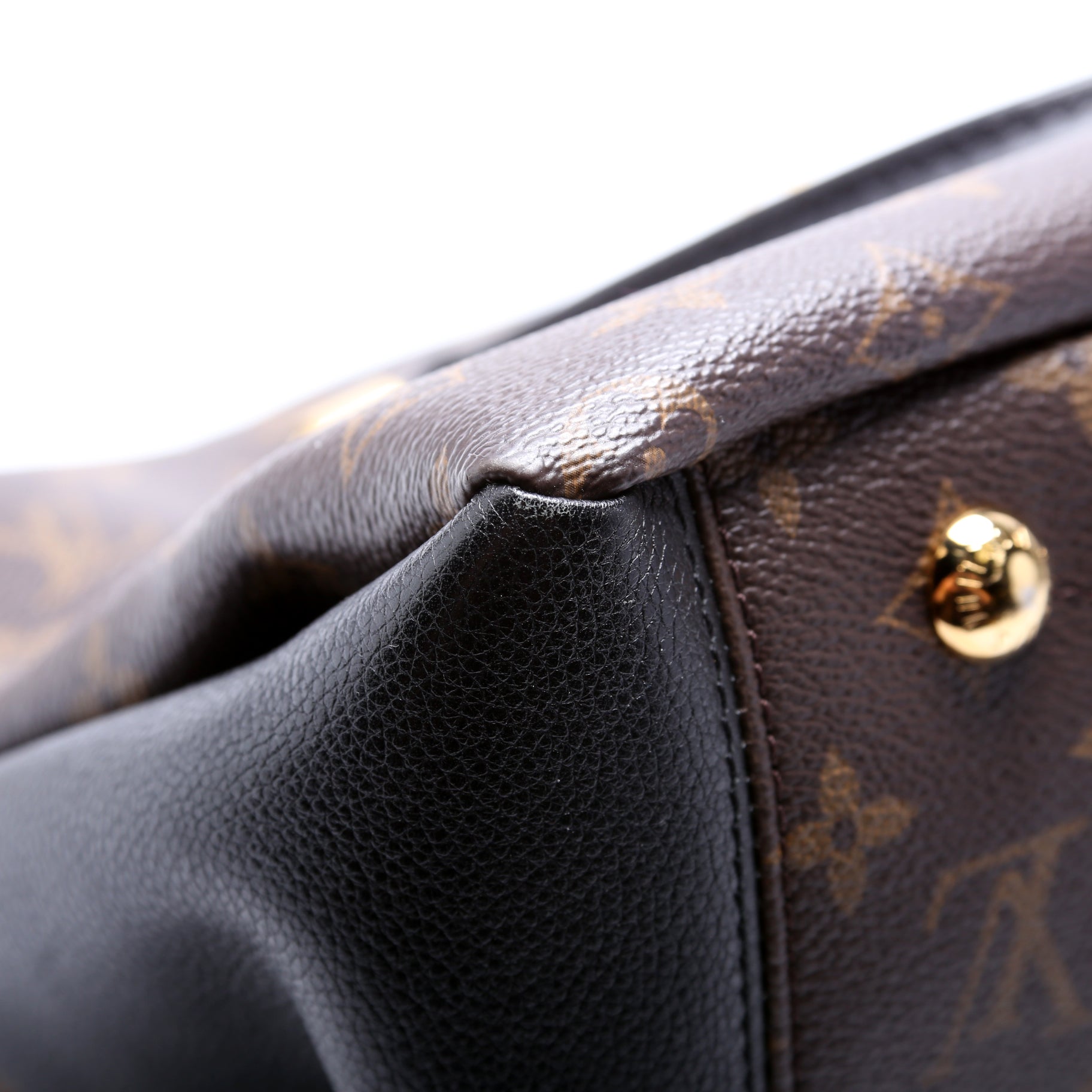 Pallas Tote Monogram Leather Side