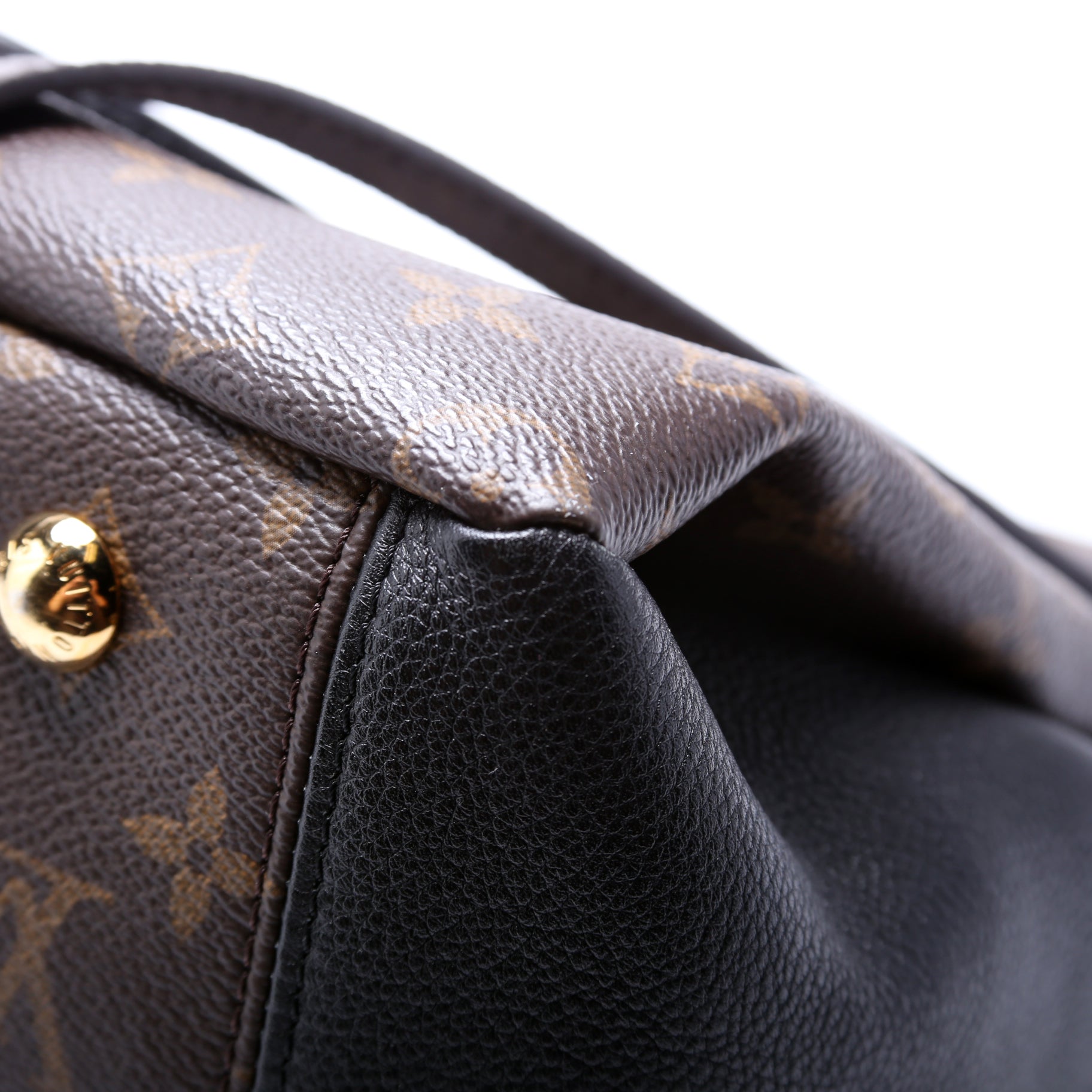 Pallas Tote Monogram Leather Side