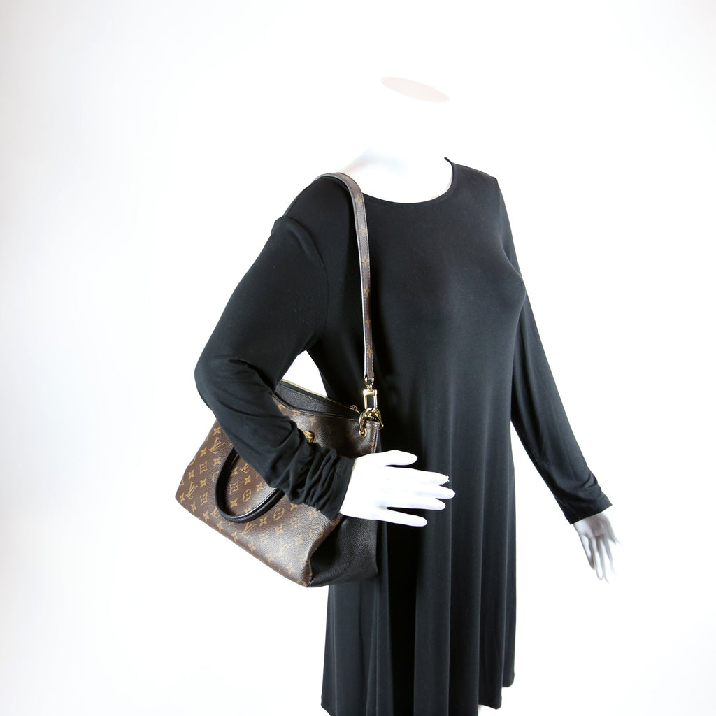 Pallas Tote Monogram Leather Side