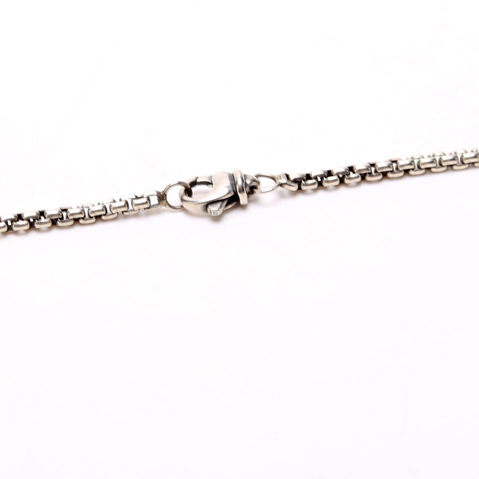 Acorn Charm Topaz Necklace 925/585