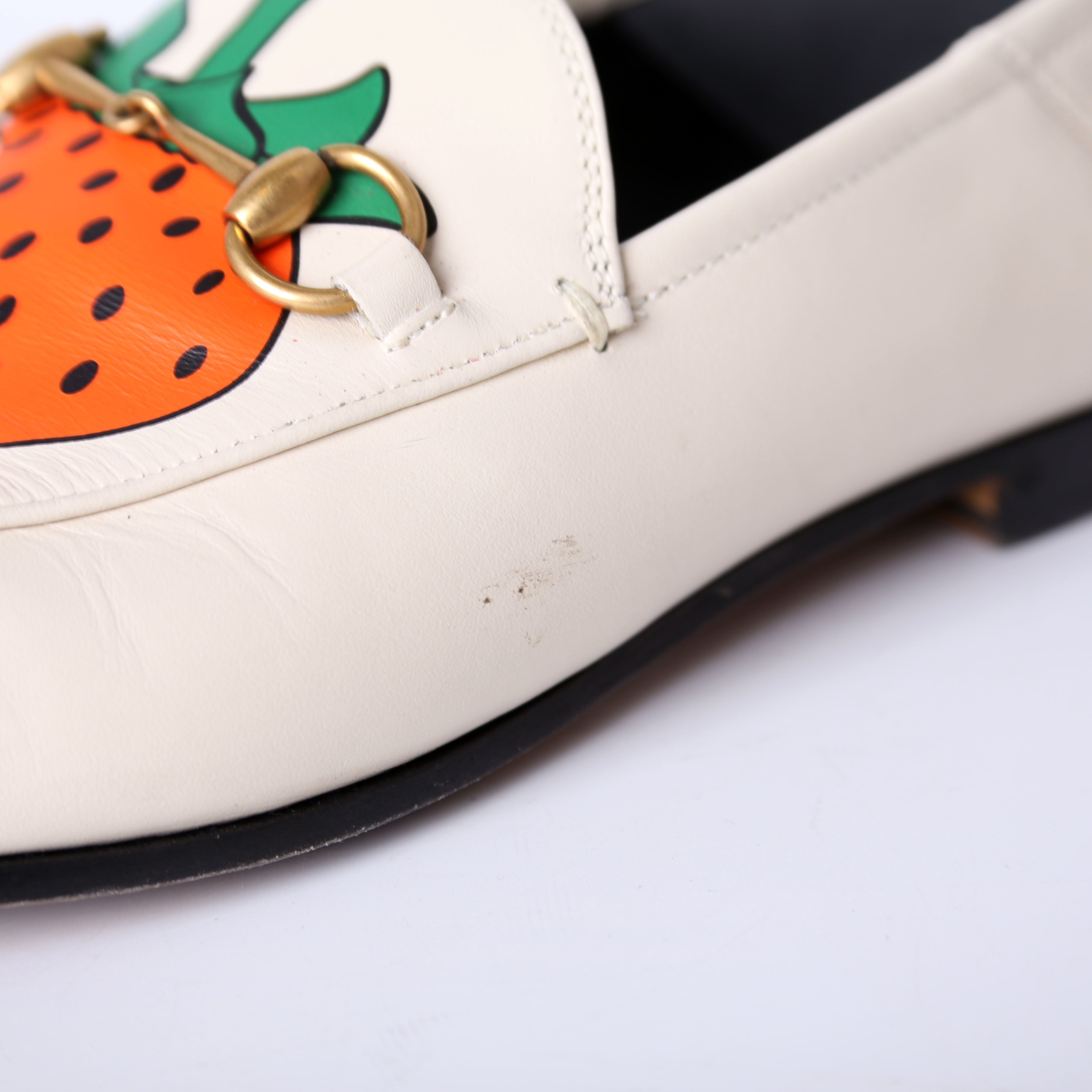 Gucci Brixton Horsebit Loafers Size 38