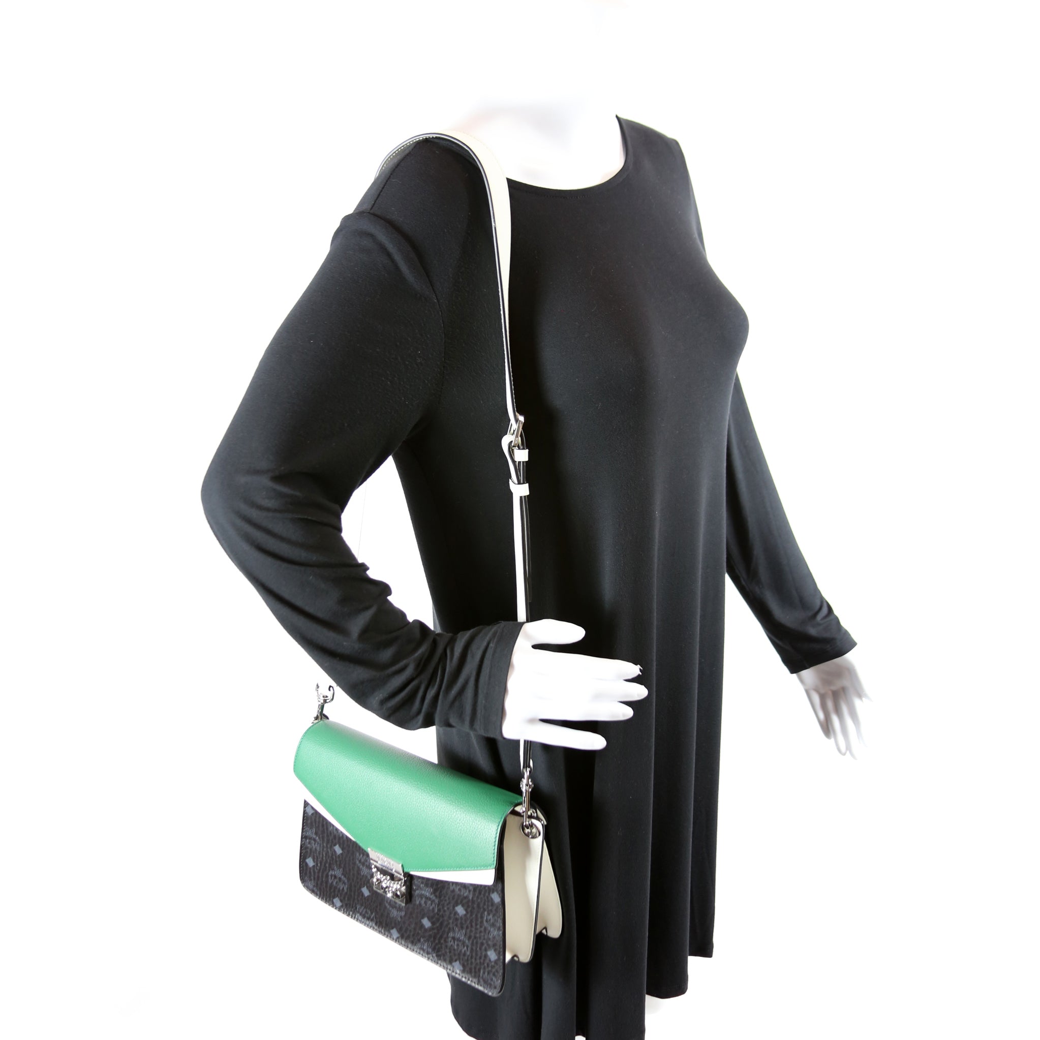 Mezzanin Crossbody Colorblock Green