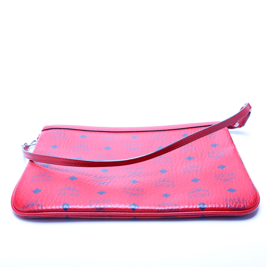 Visetos Large Zip Pouch Red