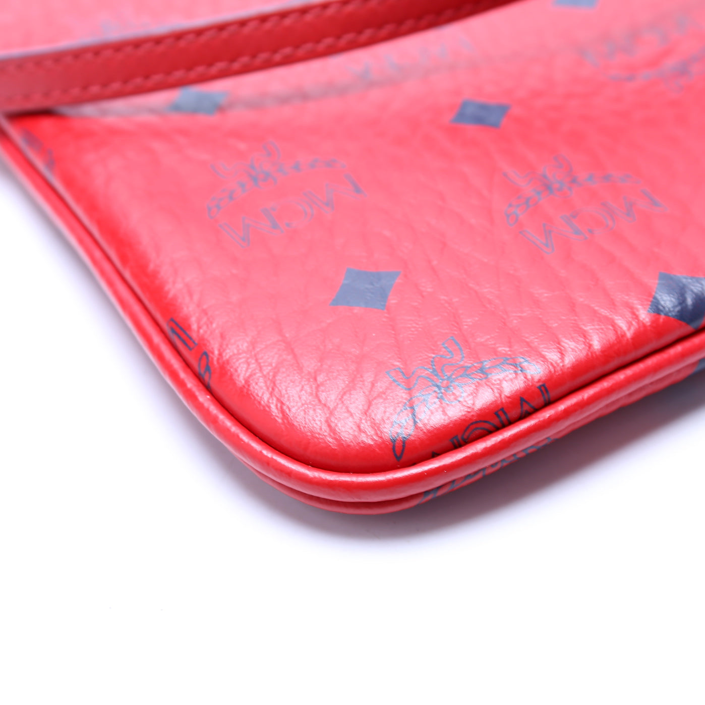 Visetos Large Zip Pouch Red