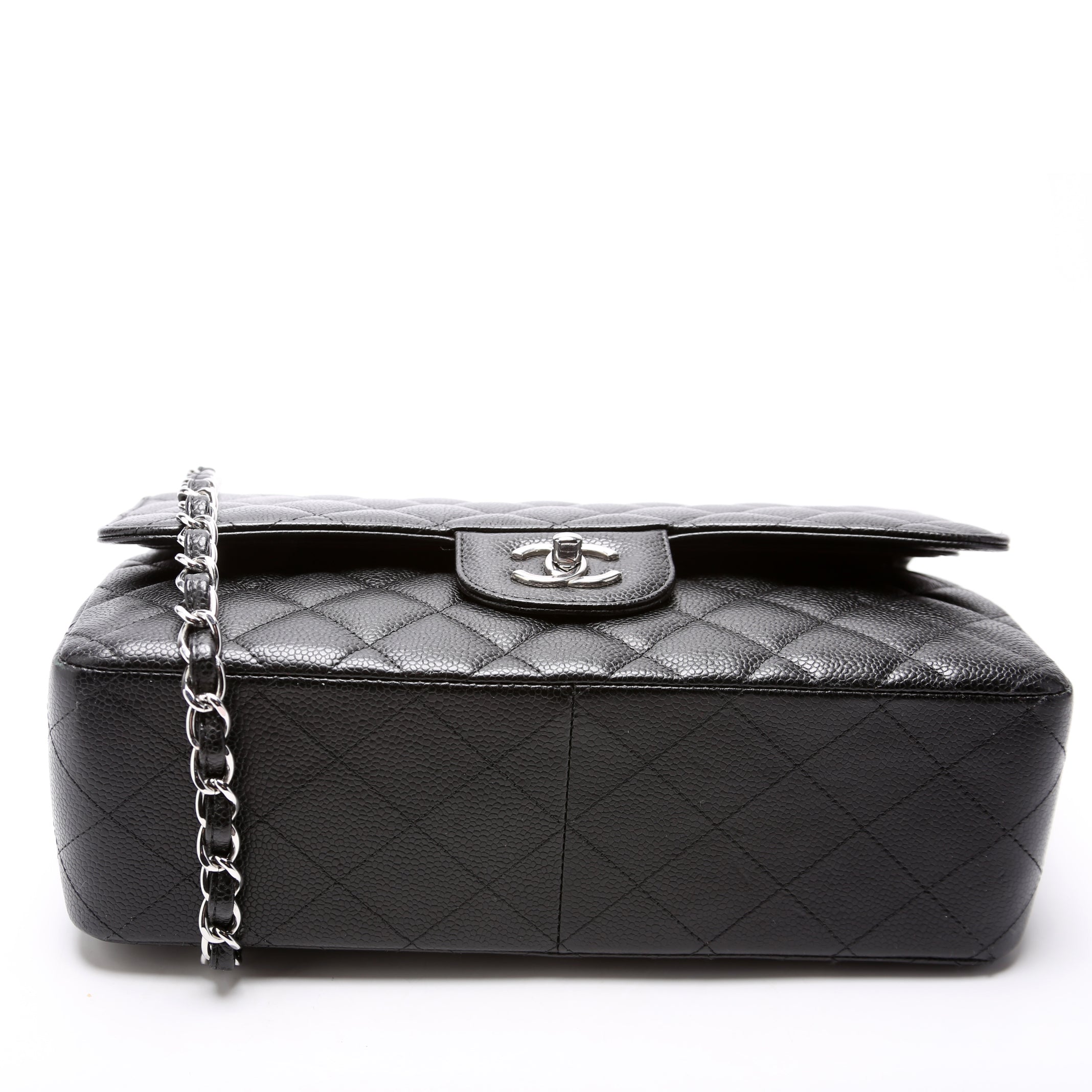 Classic Flap Jumbo Caviar RFID Black