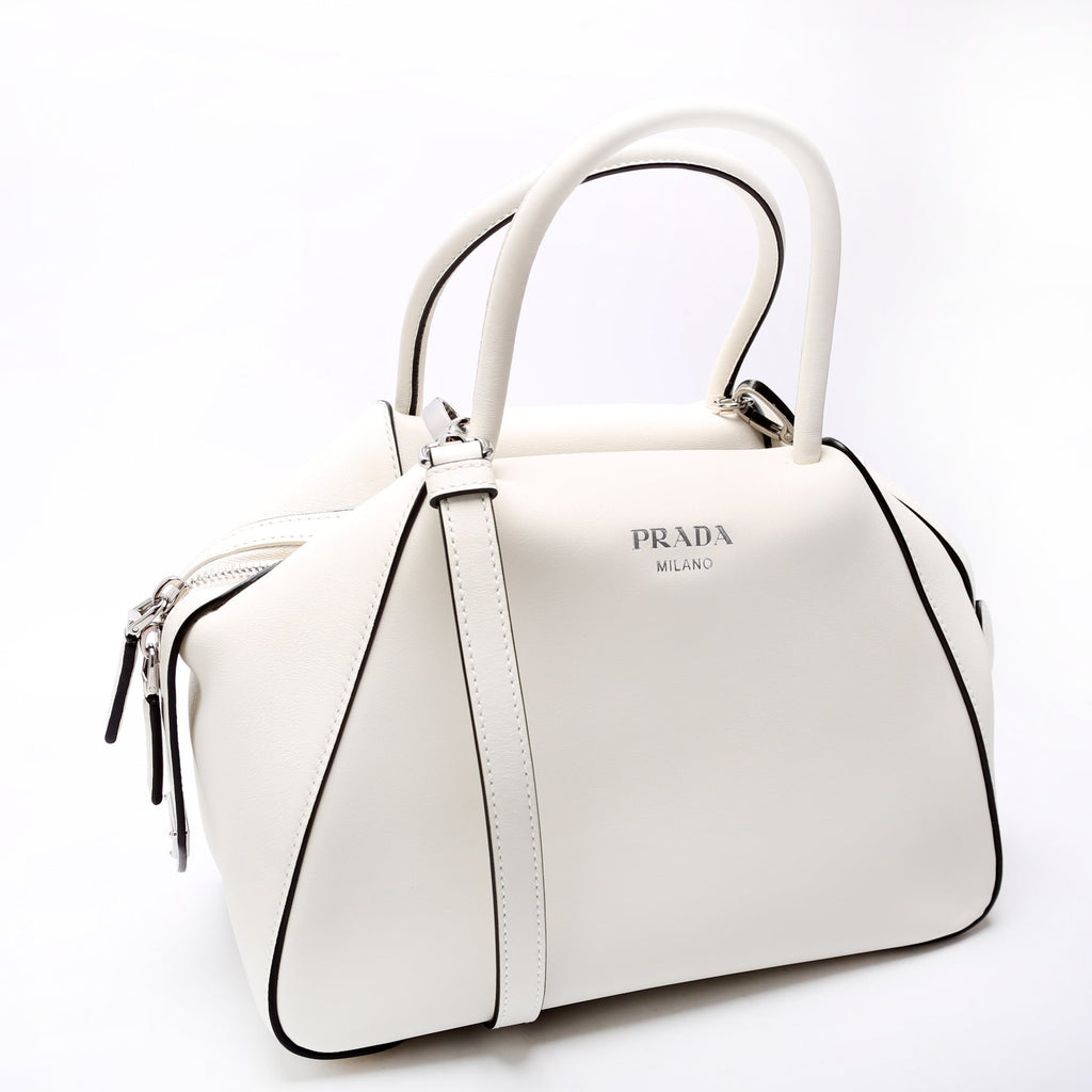 1BA365 Supernova Medium Handbag Calfskin White