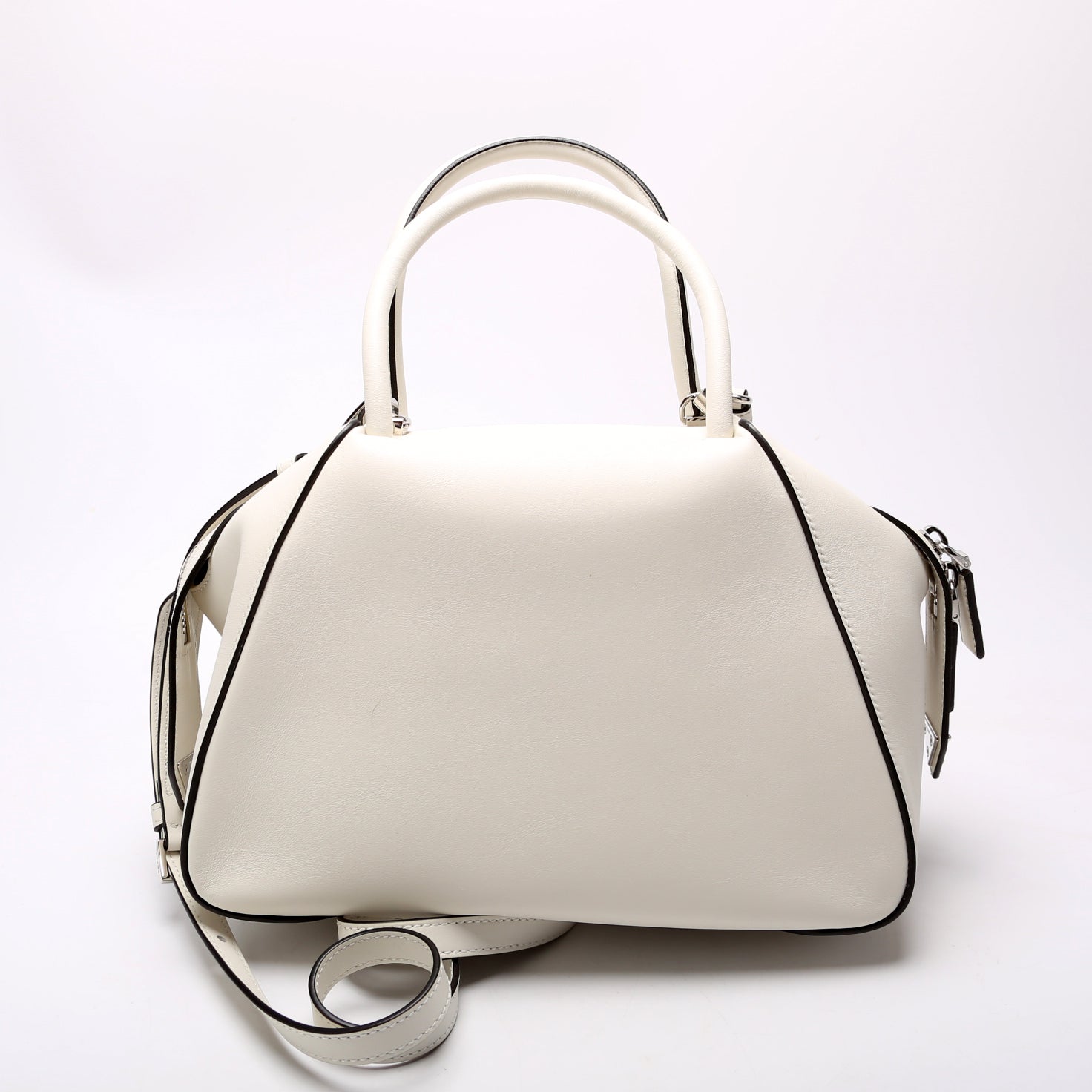 1BA365 Supernova Medium Handbag Calfskin White