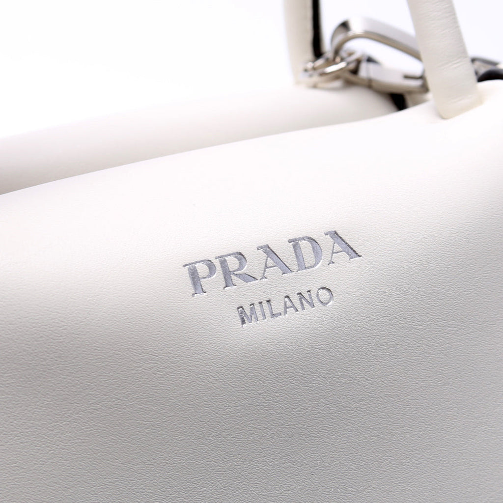 1BA365 Supernova Medium Handbag Calfskin White
