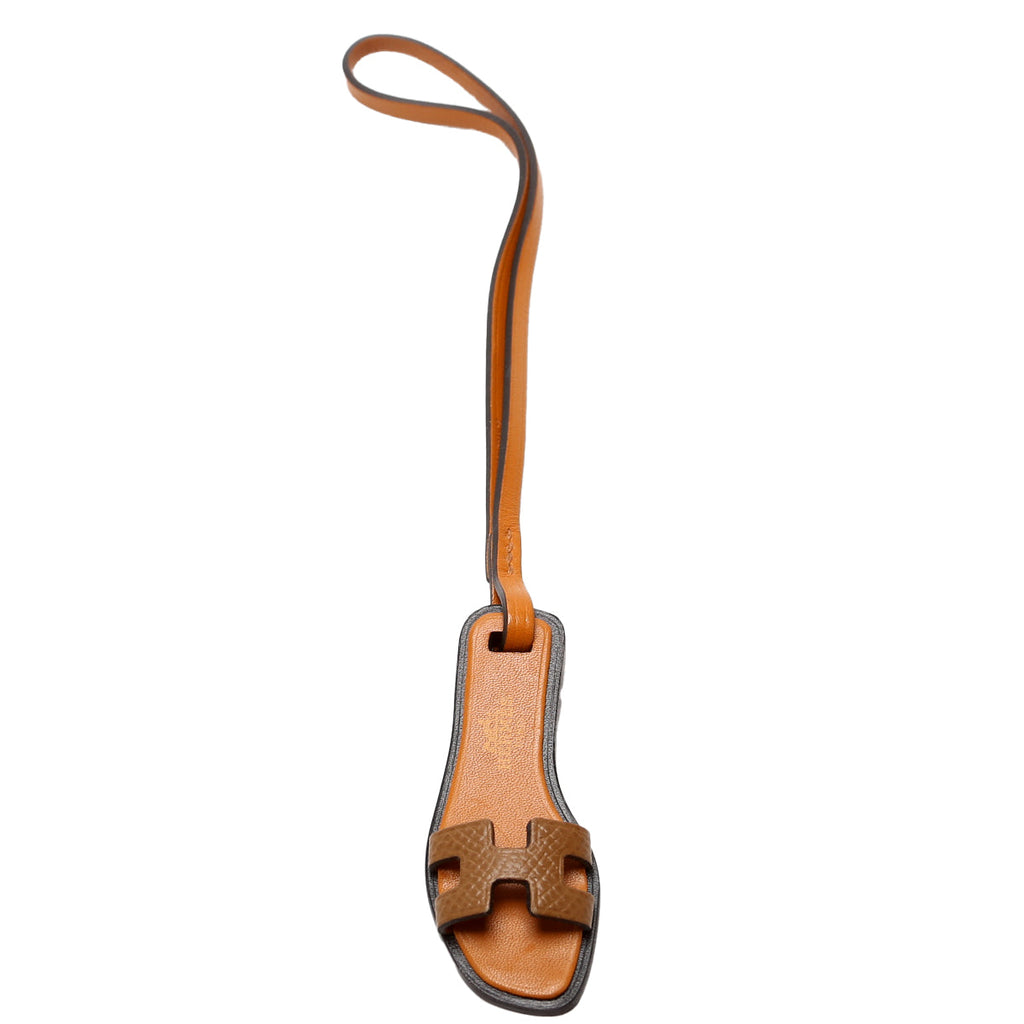 Oran Sandal Bag Charm Brown