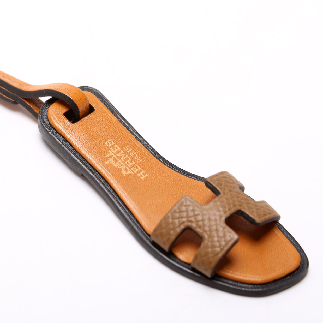 Oran Sandal Bag Charm Brown