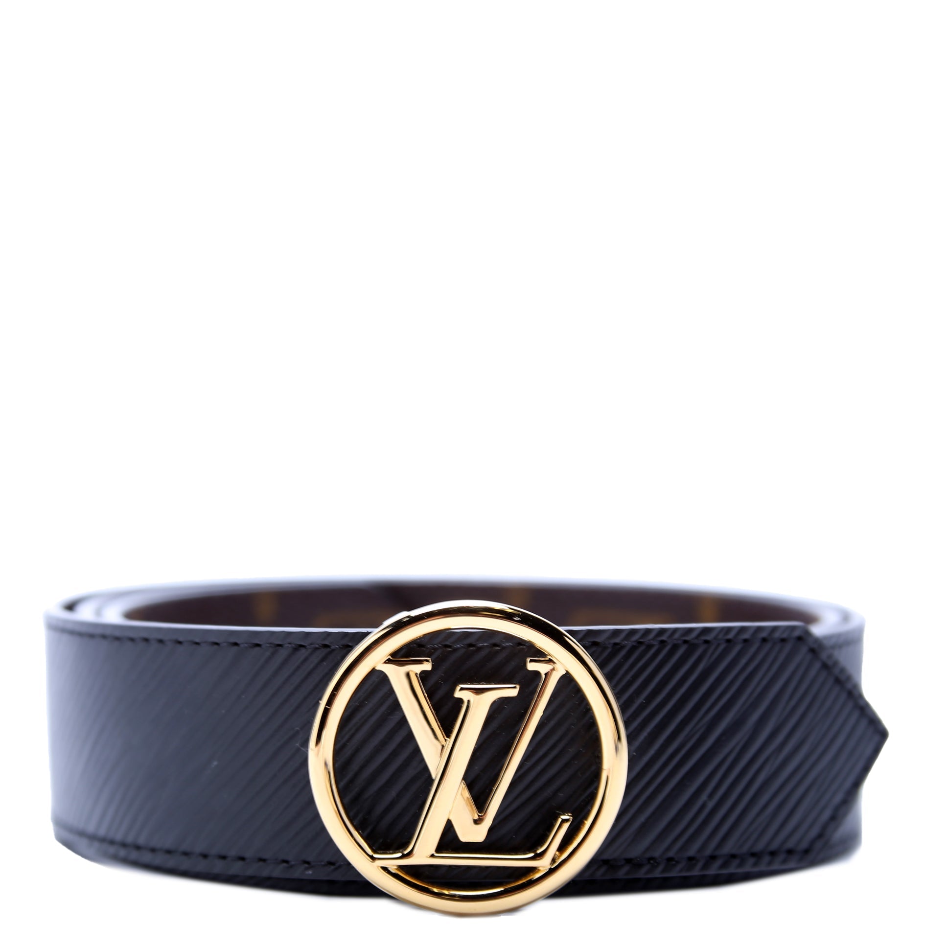 Circle LV Epi/Monogram Belt Size 85/34 Black